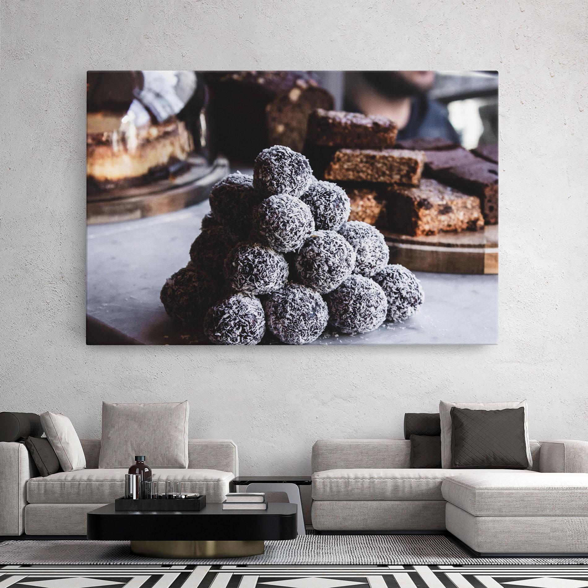 Tablou Canvas Chocolate Balls mockup 2