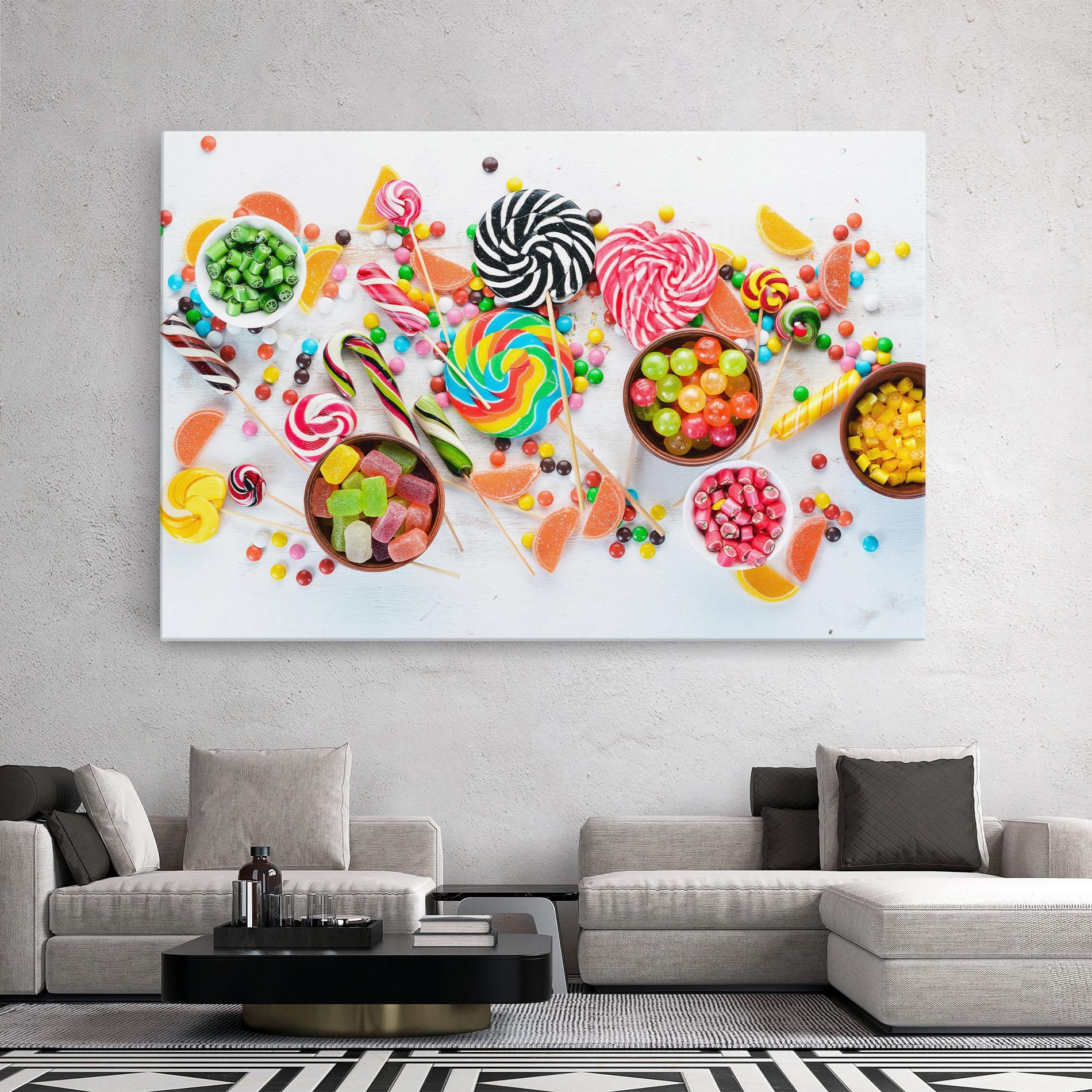 Tablou Canvas Colorful Candies Jelly mockup 2