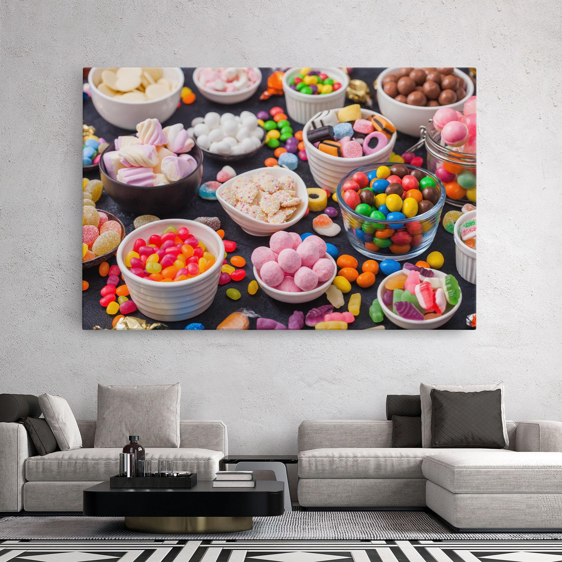 Tablou Canvas Lollipop Candies mockup 2