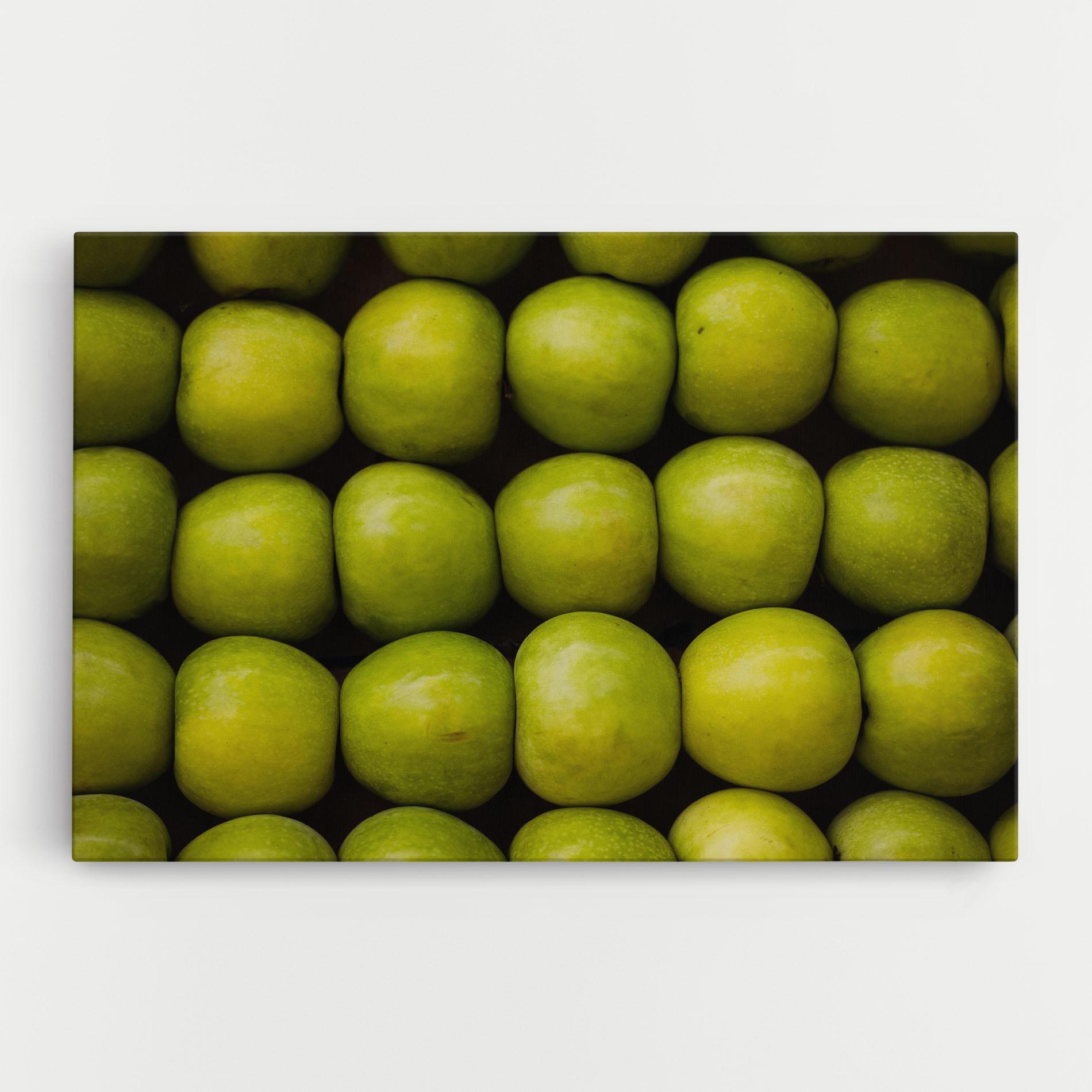 Tablou Canvas Apple Wall mockup 0