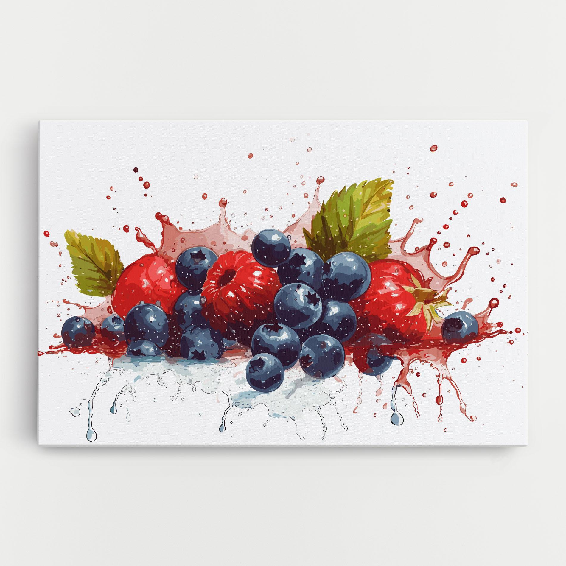 Tablou Canvas Berries Art mockup 0