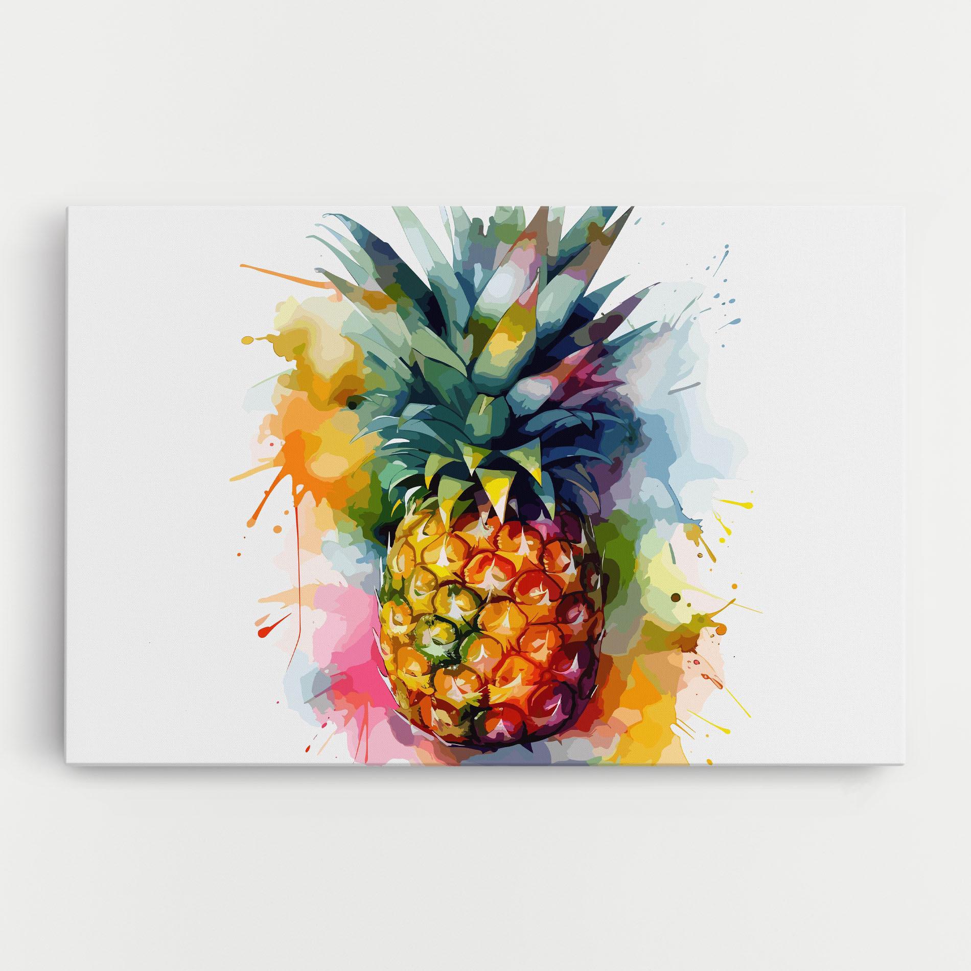 Tablou Canvas Color Mix Pineapple mockup 0