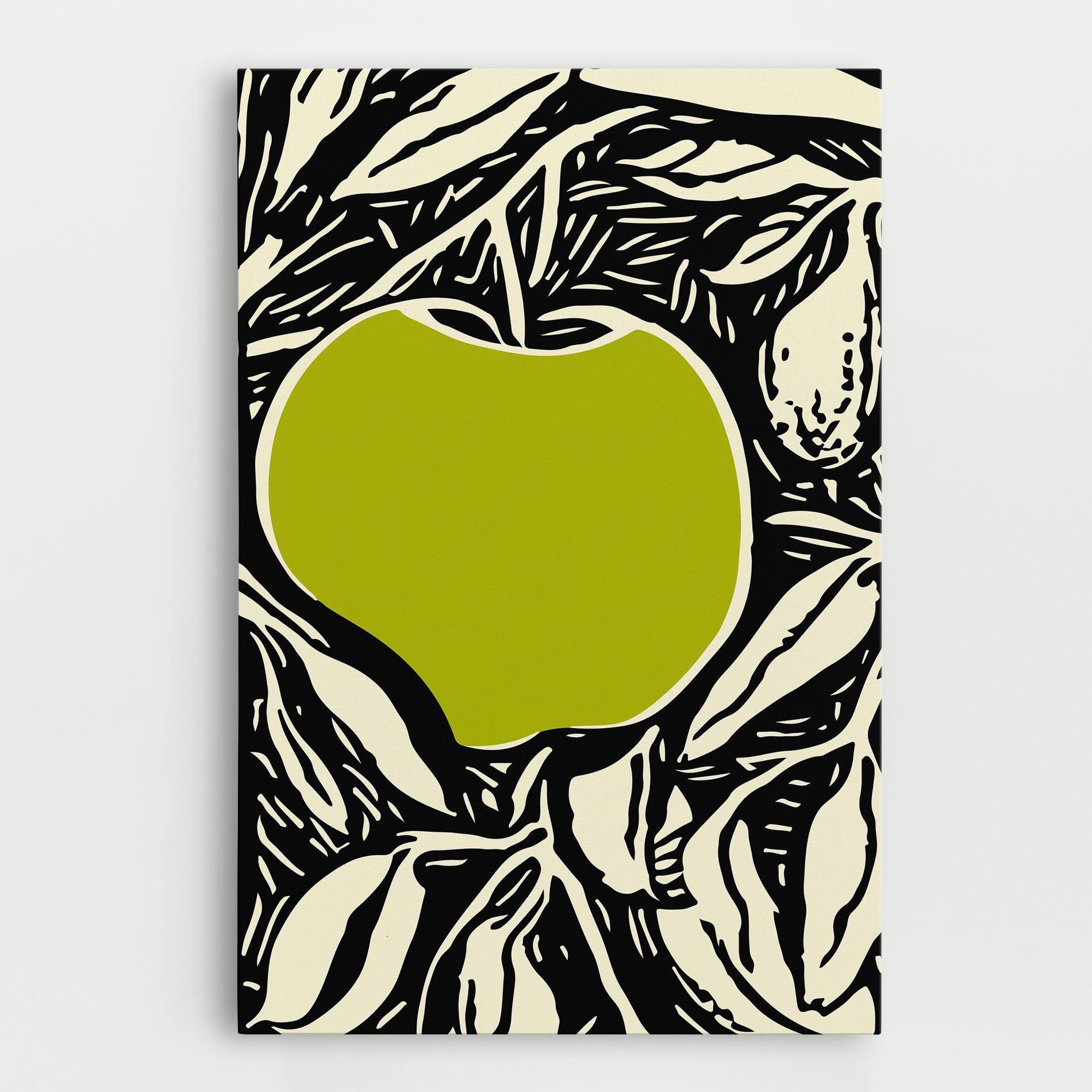 Tablou Canvas Green Apple mockup 0