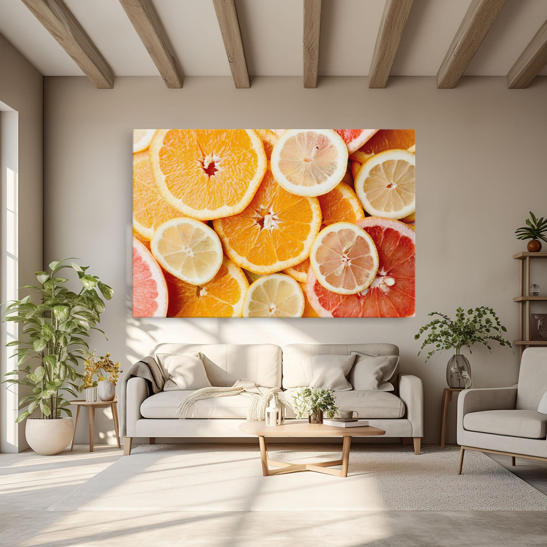 Tablou Canvas Citrus Fruits mockup 6