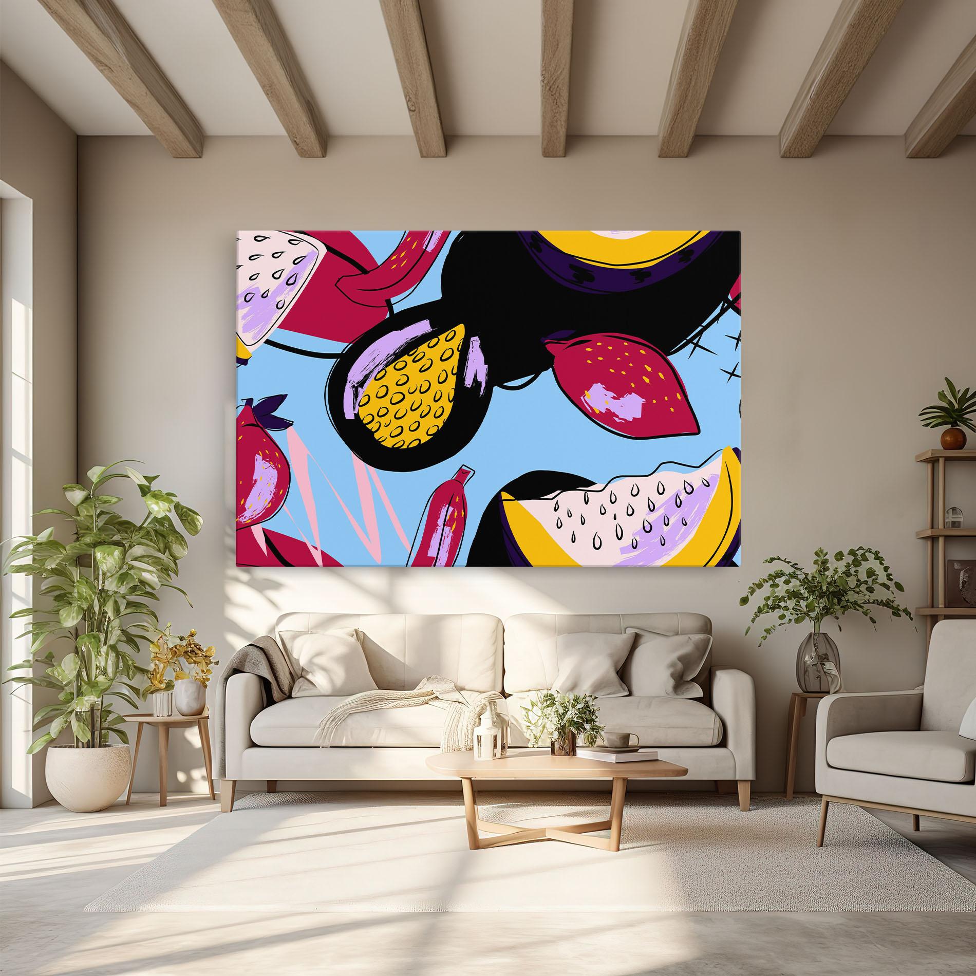 Tablou Canvas Colorful Fruits mockup 6