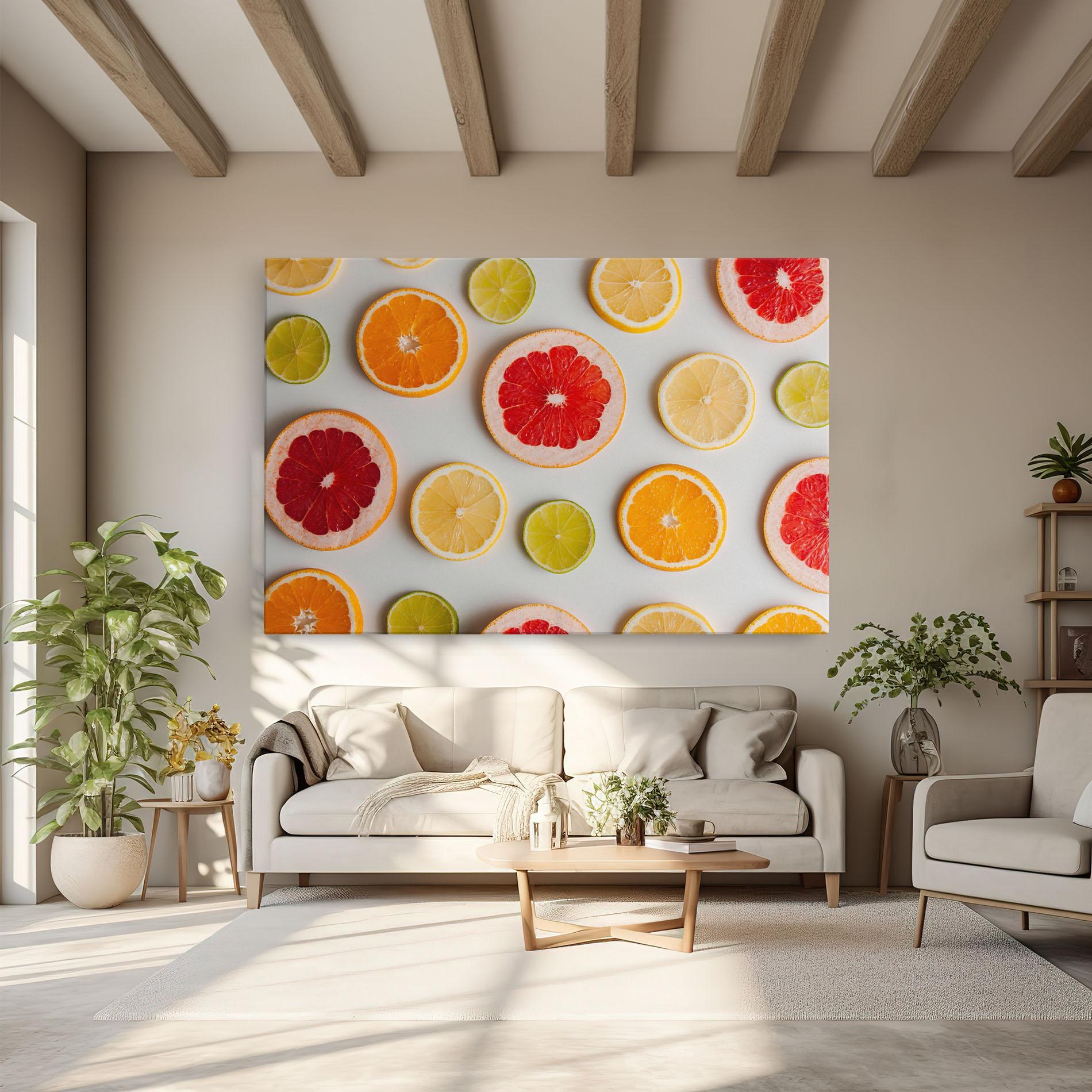 Tablou Canvas Grapefruit Mix mockup 6