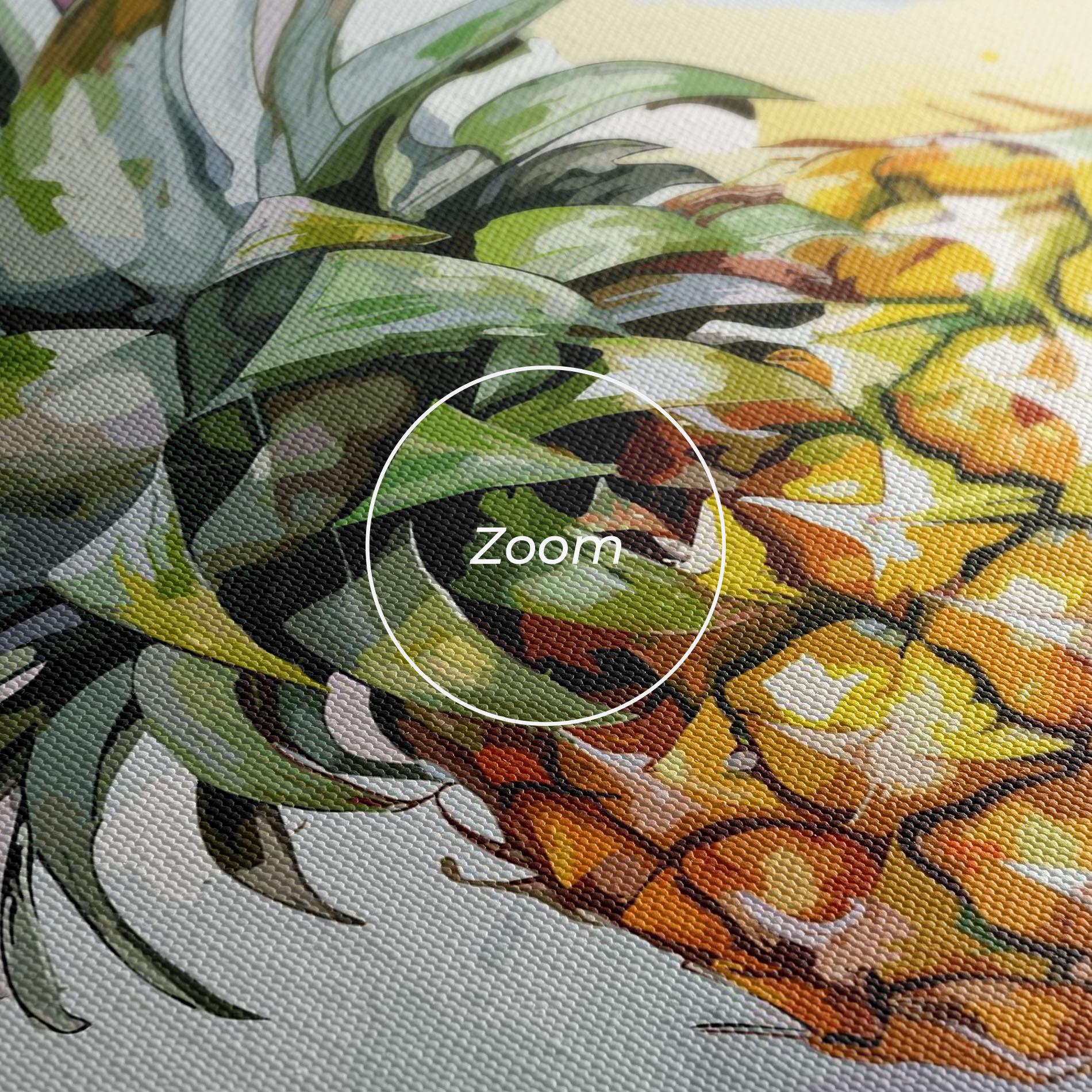 Tablou Canvas Artistic Pineapple mockup 3