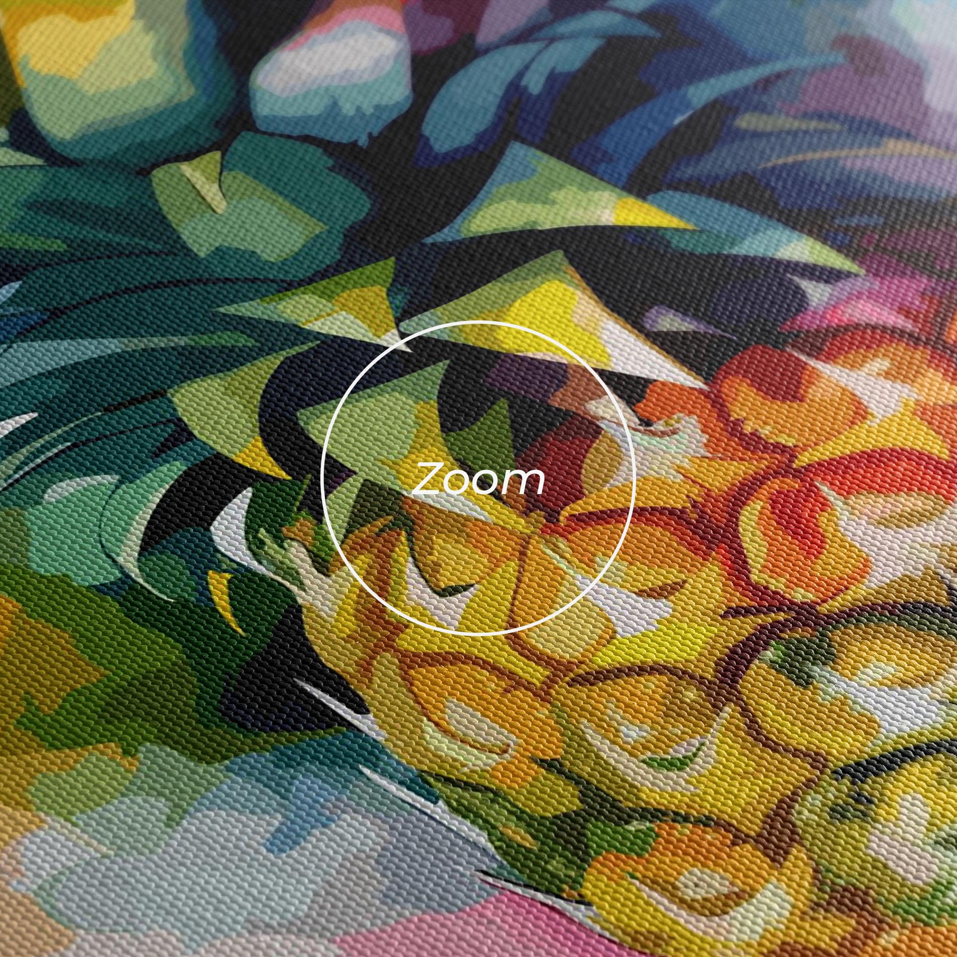 Tablou Canvas Color Mix Pineapple mockup 3