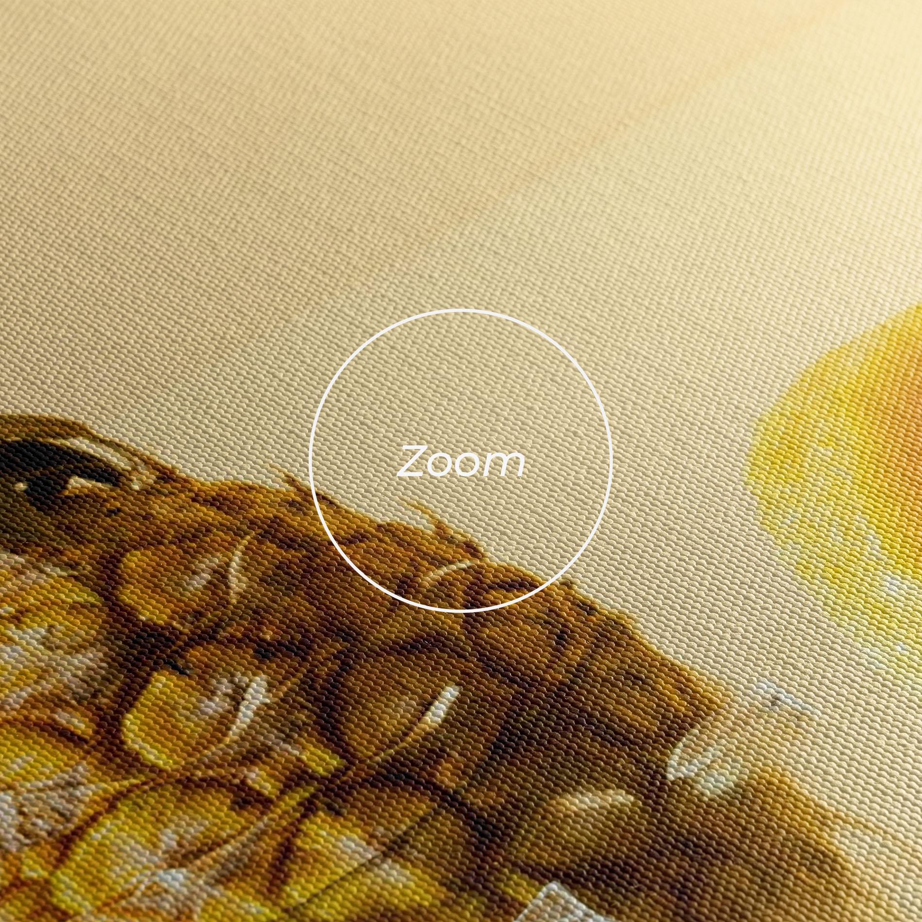 Tablou Canvas Cut Pineapple mockup 3