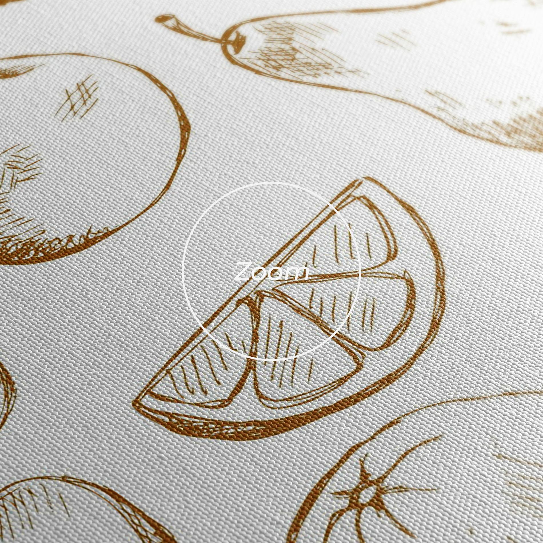 Tablou Canvas Floating Fruits mockup 3