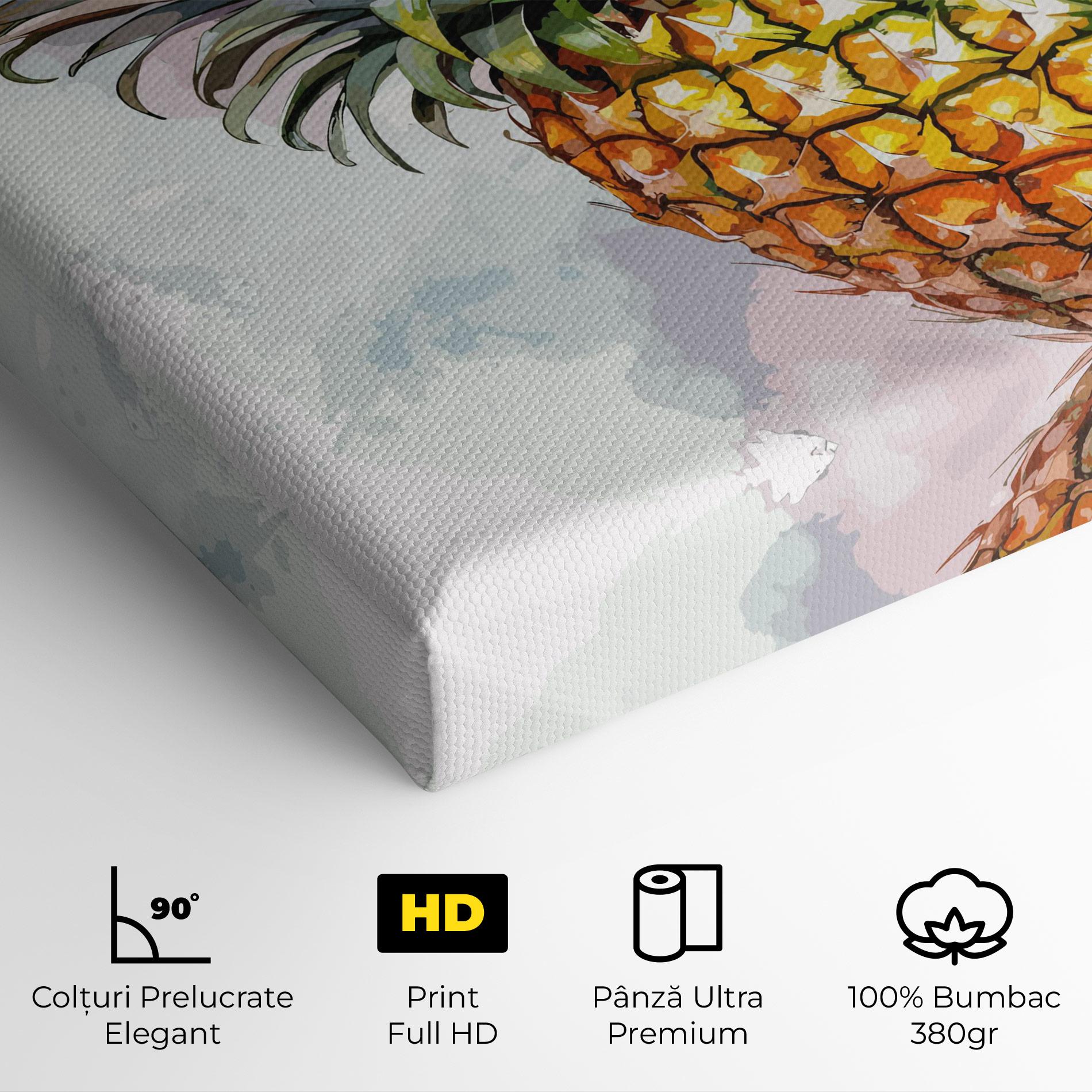 Tablou Canvas Artistic Pineapple mockup 4