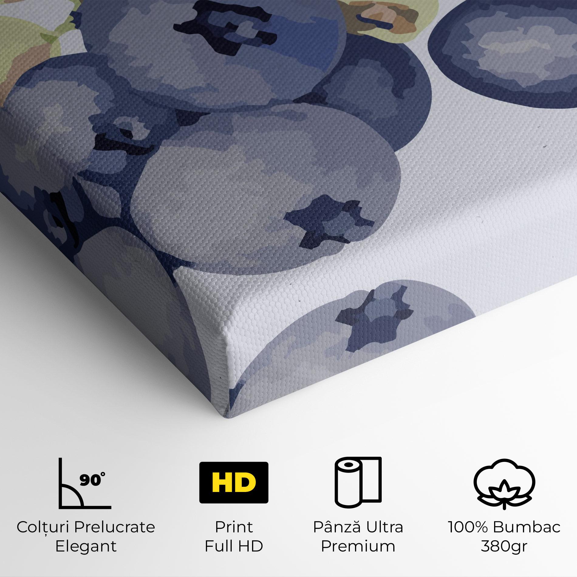 Tablou Canvas Blueberries Art mockup 4