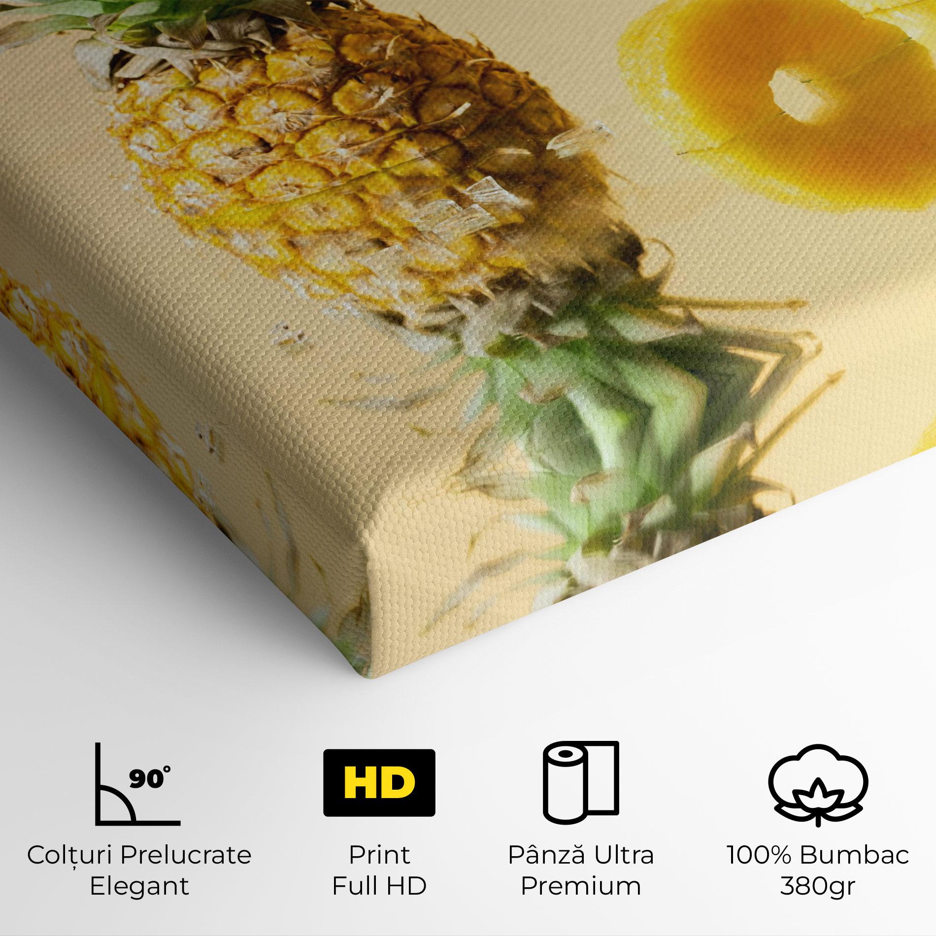 Tablou Canvas Cut Pineapple mockup 4