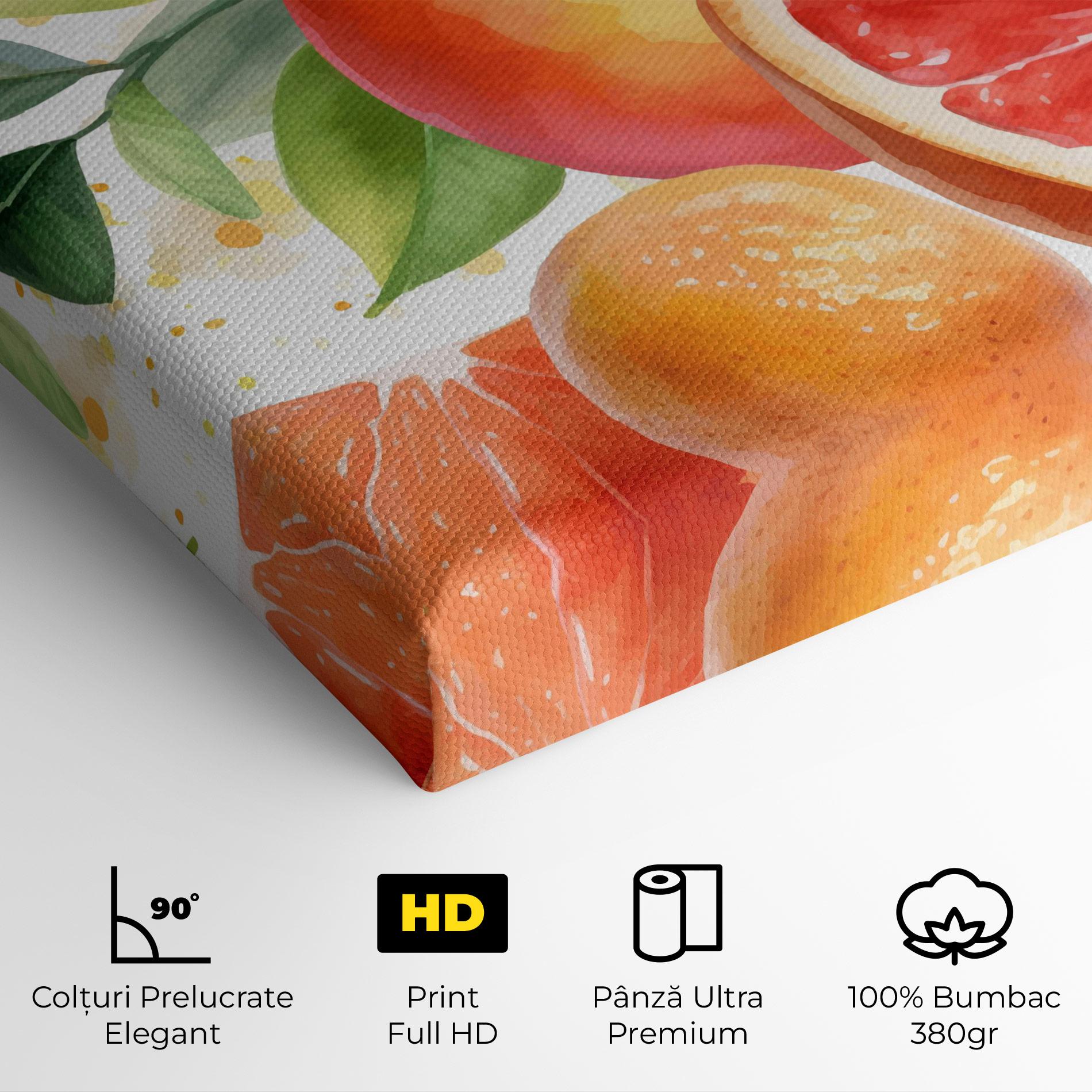 Tablou Canvas Grapefruit Art mockup 4