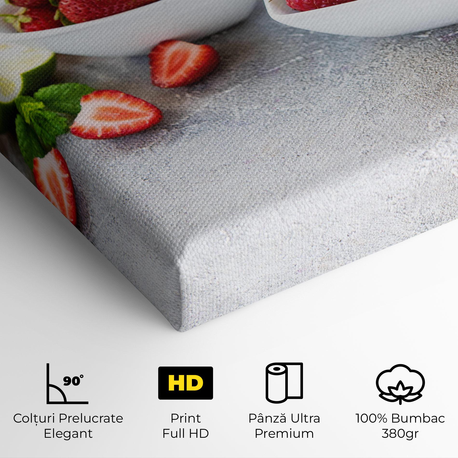 Tablou Canvas Heart Fresh Fruits mockup 4