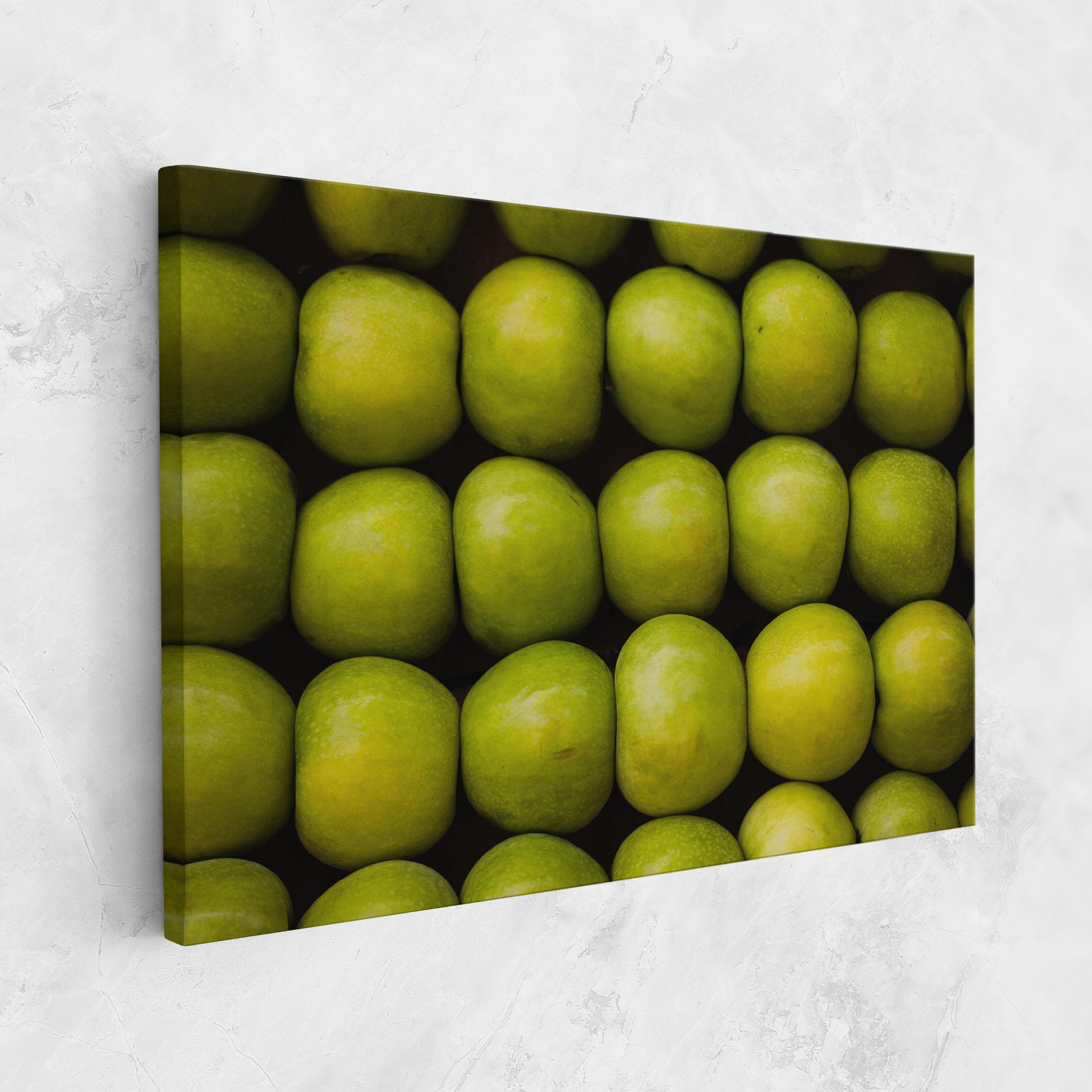 Tablou Canvas Apple Wall mockup 1