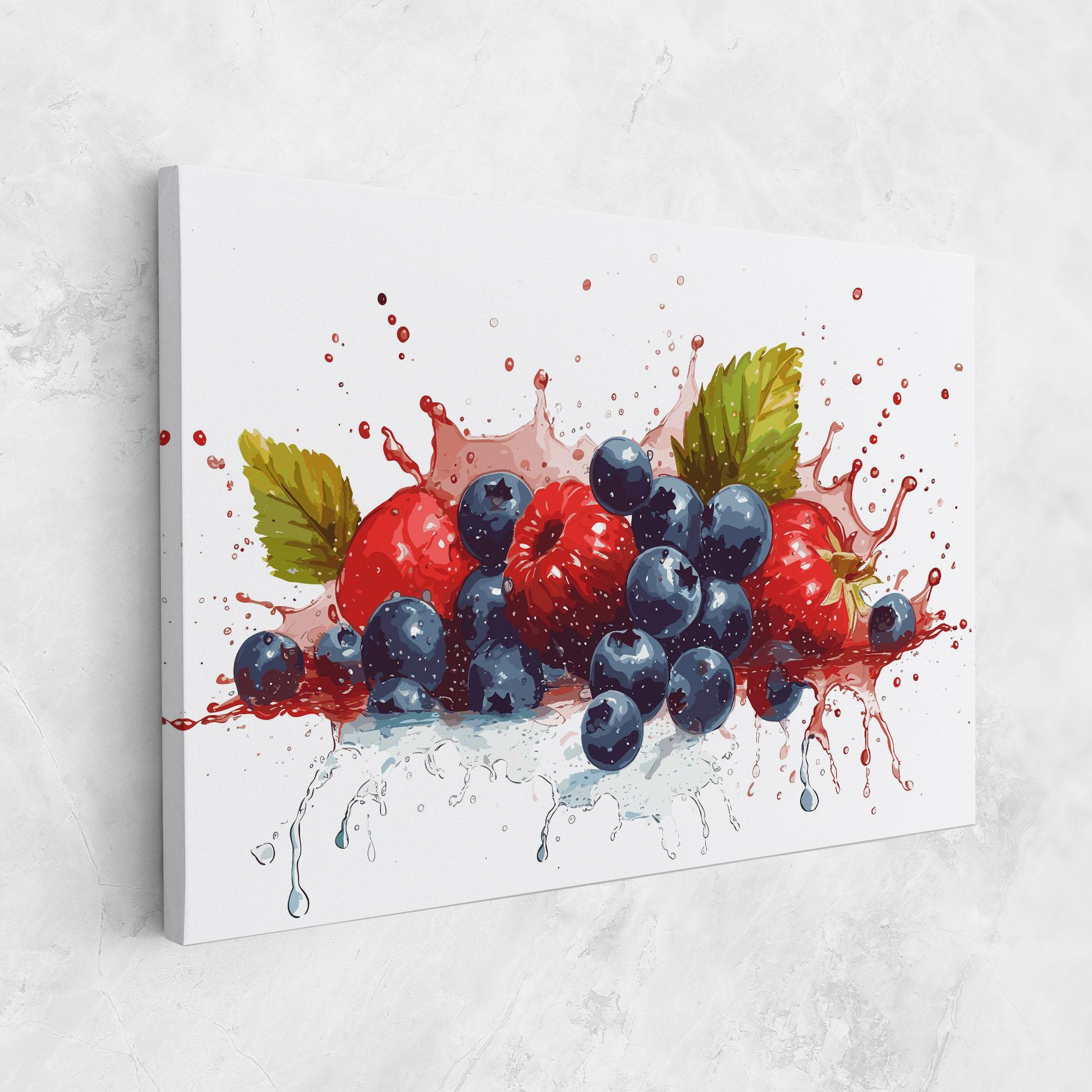 Tablou Canvas Berries Art mockup 1