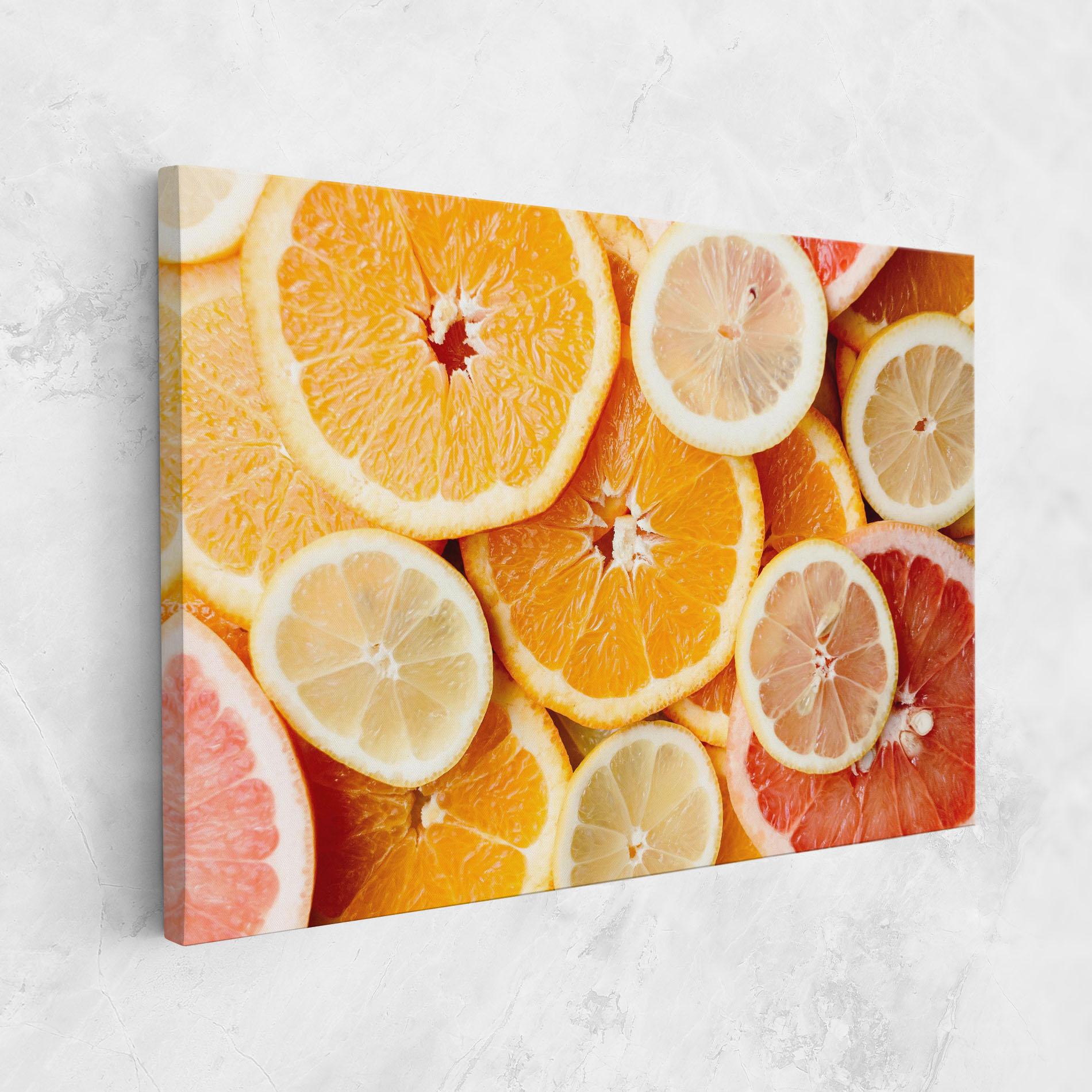 Tablou Canvas Citrus Fruits mockup 1