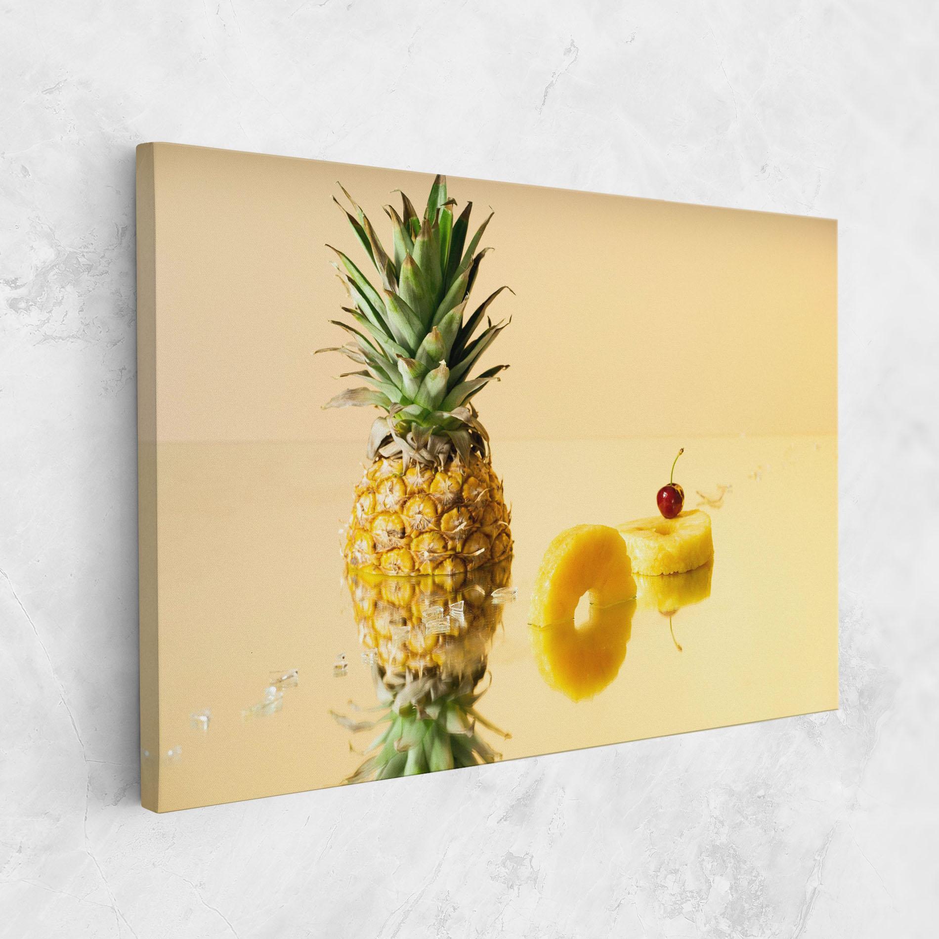 Tablou Canvas Cut Pineapple mockup 1