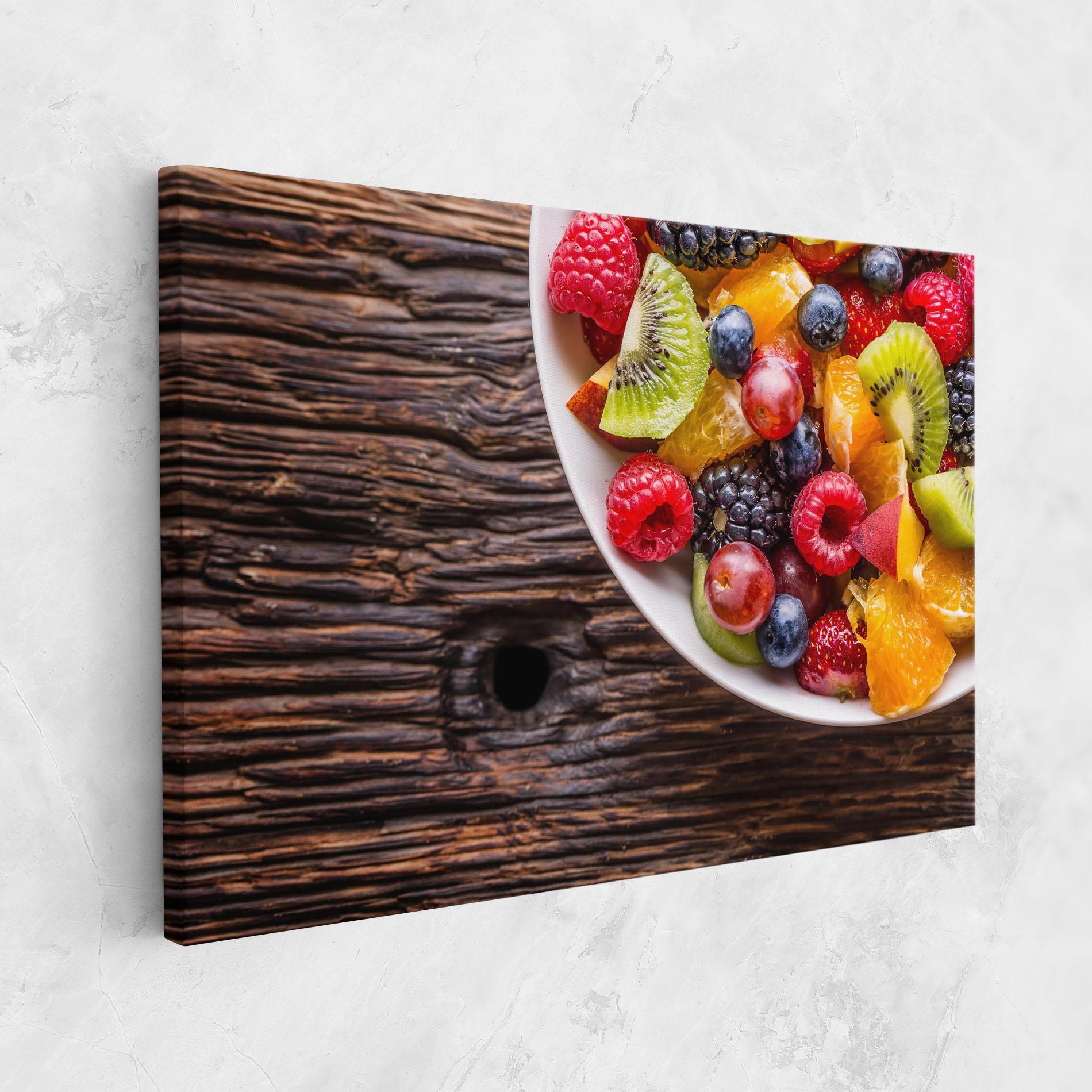 Tablou Canvas Fresh Fruit Salad mockup 1