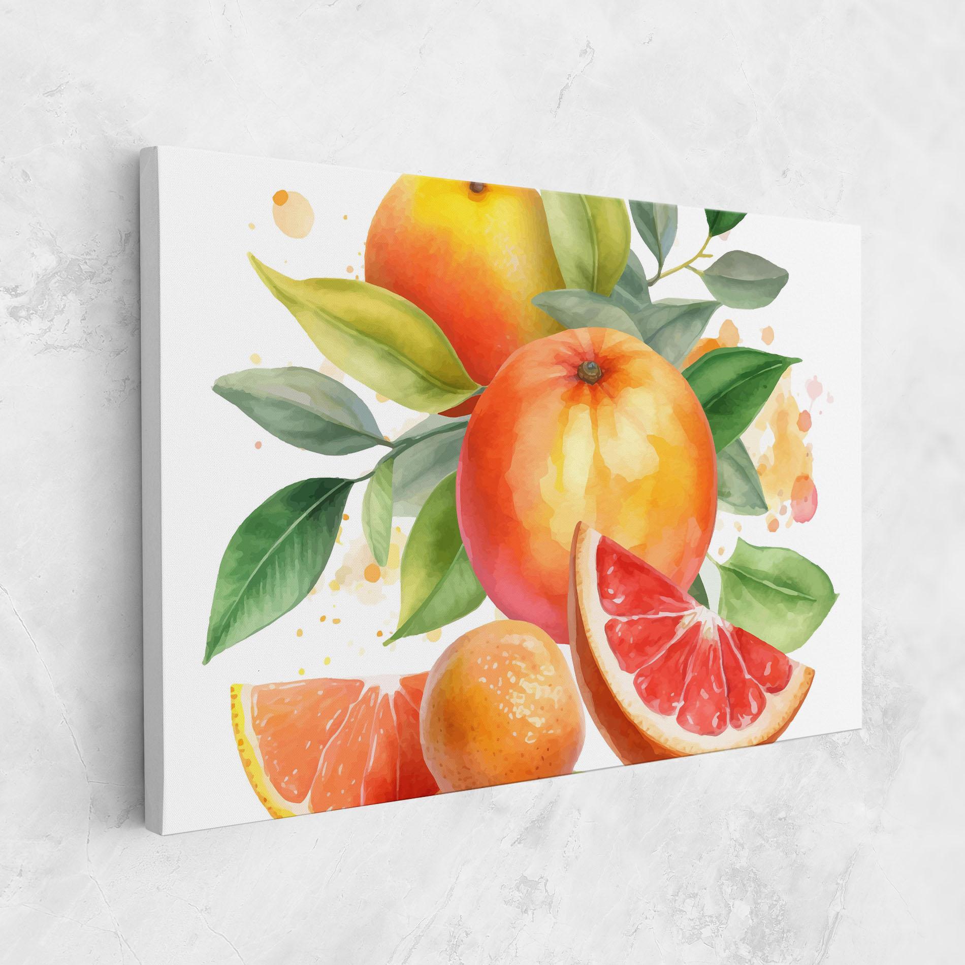 Tablou Canvas Grapefruit Art mockup 1