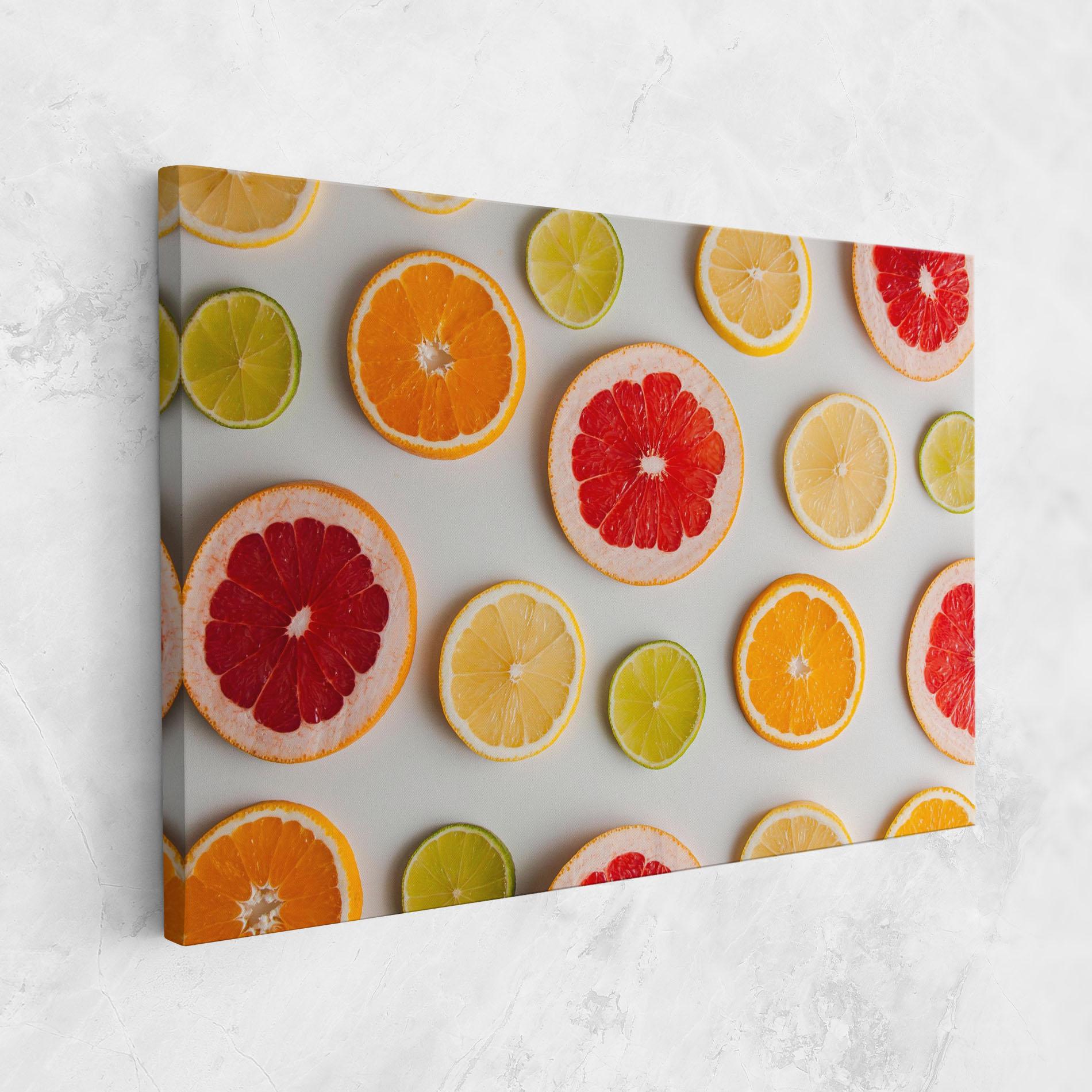 Tablou Canvas Grapefruit Mix mockup 1