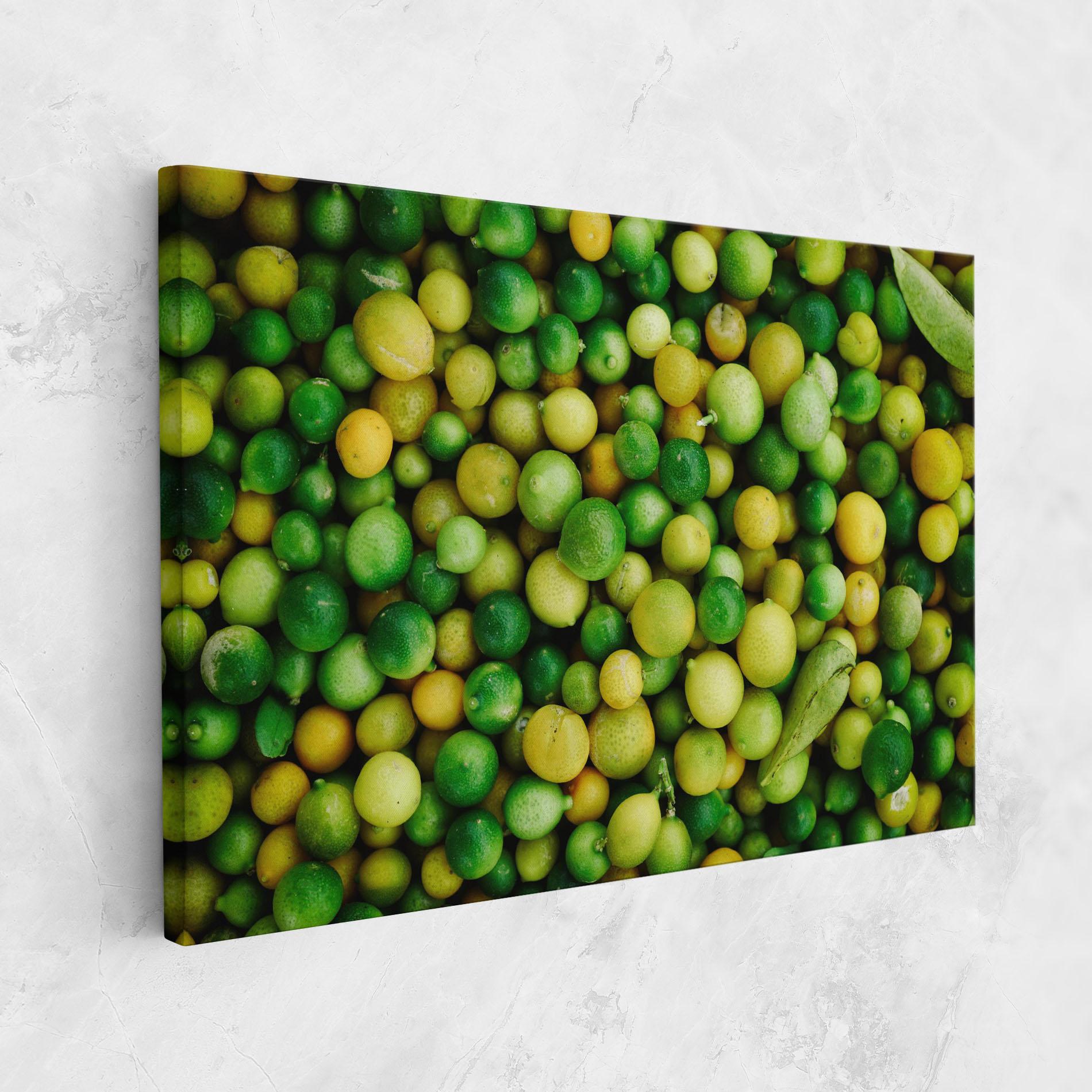 Tablou Canvas Green Lime mockup 1