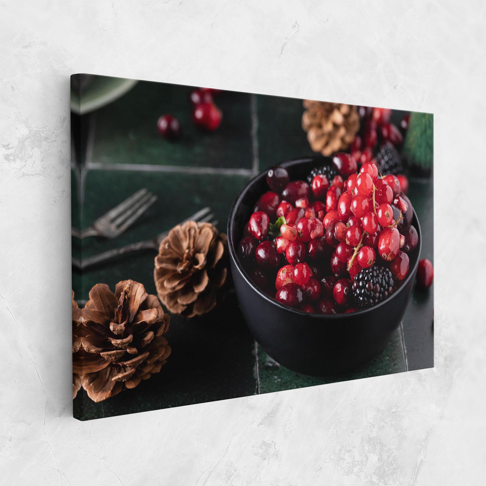 Tablou Canvas Red Berries mockup 1