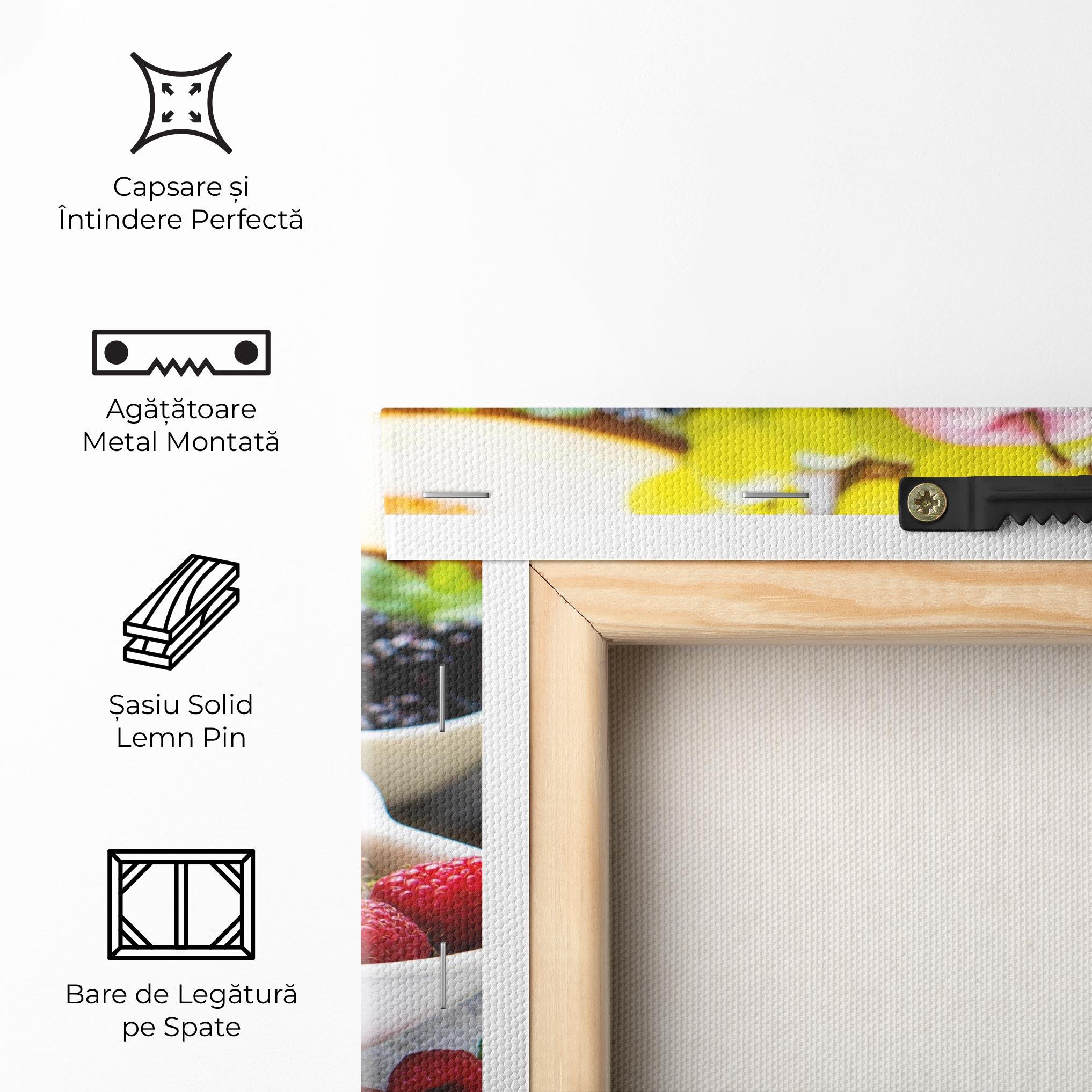 Tablou Canvas Heart Fresh Fruits mockup 5
