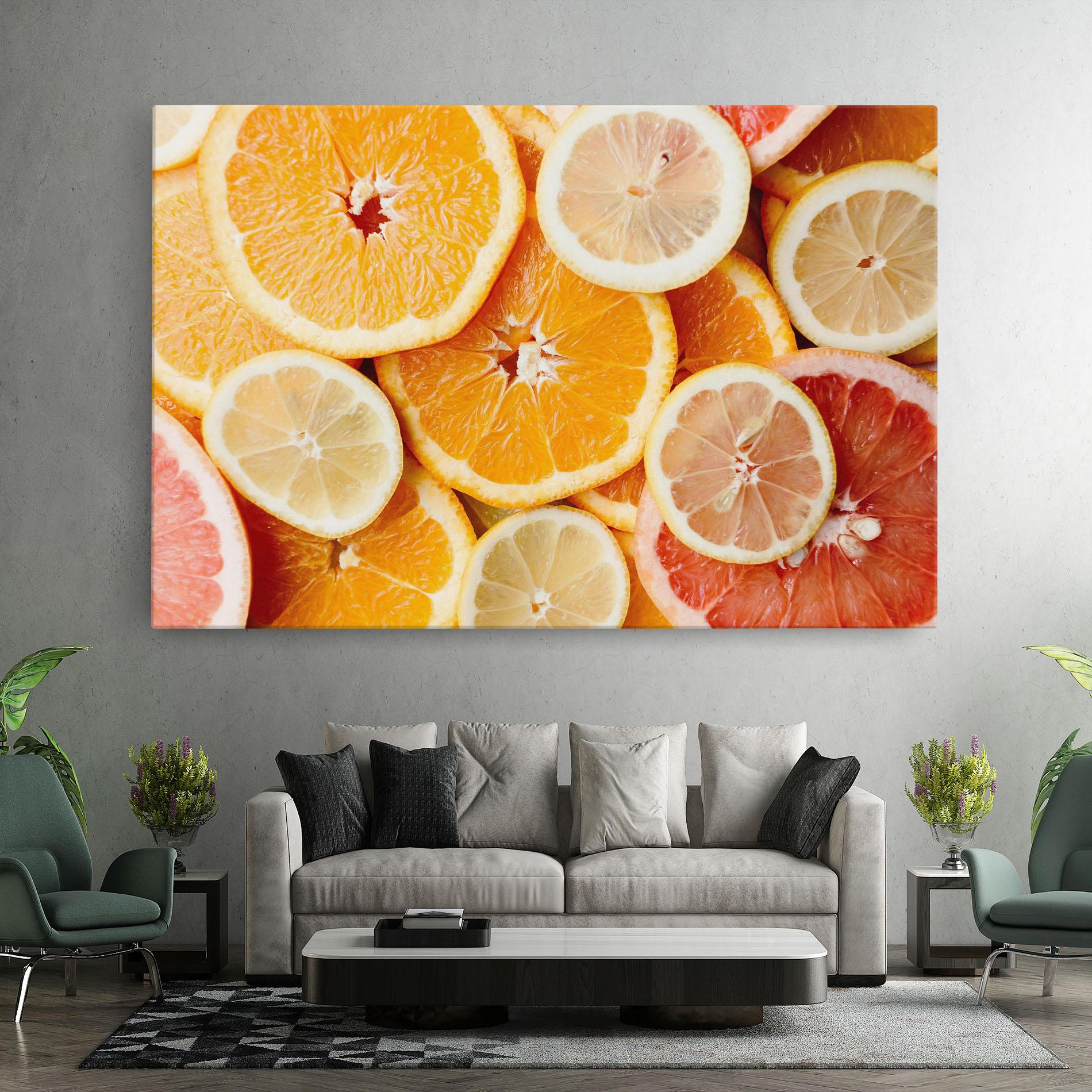 Tablou Canvas Citrus Fruits mockup 7