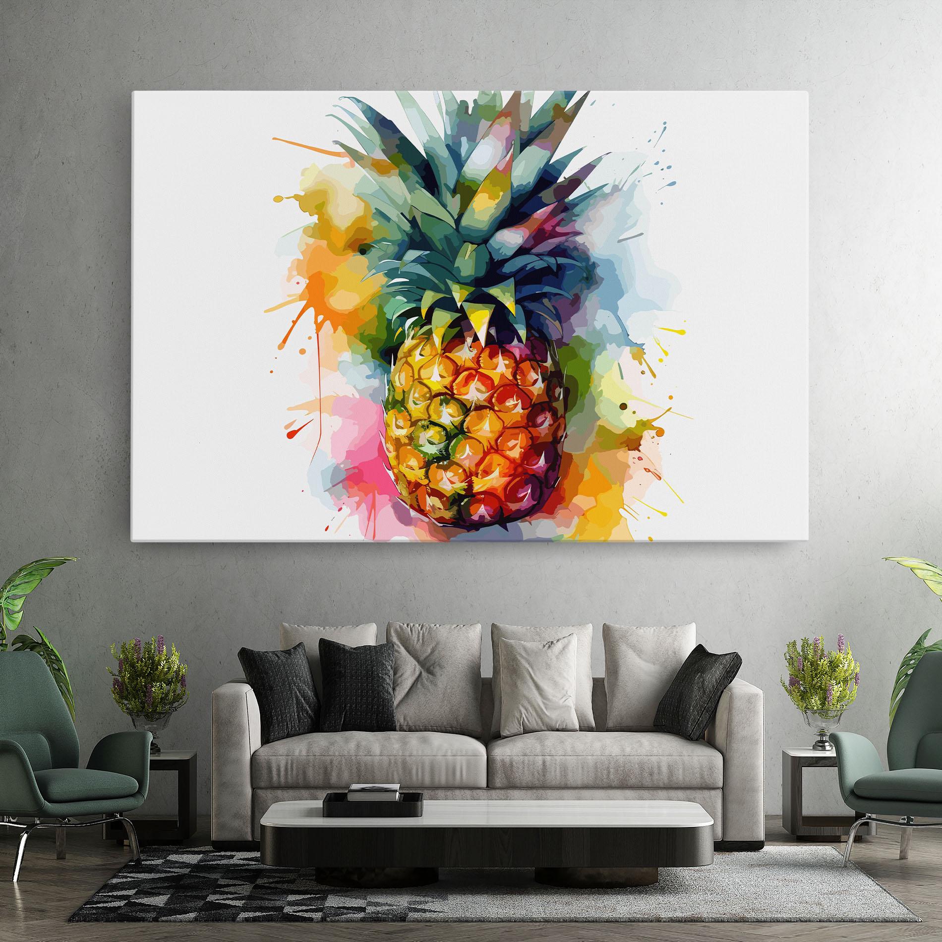 Tablou Canvas Color Mix Pineapple mockup 7