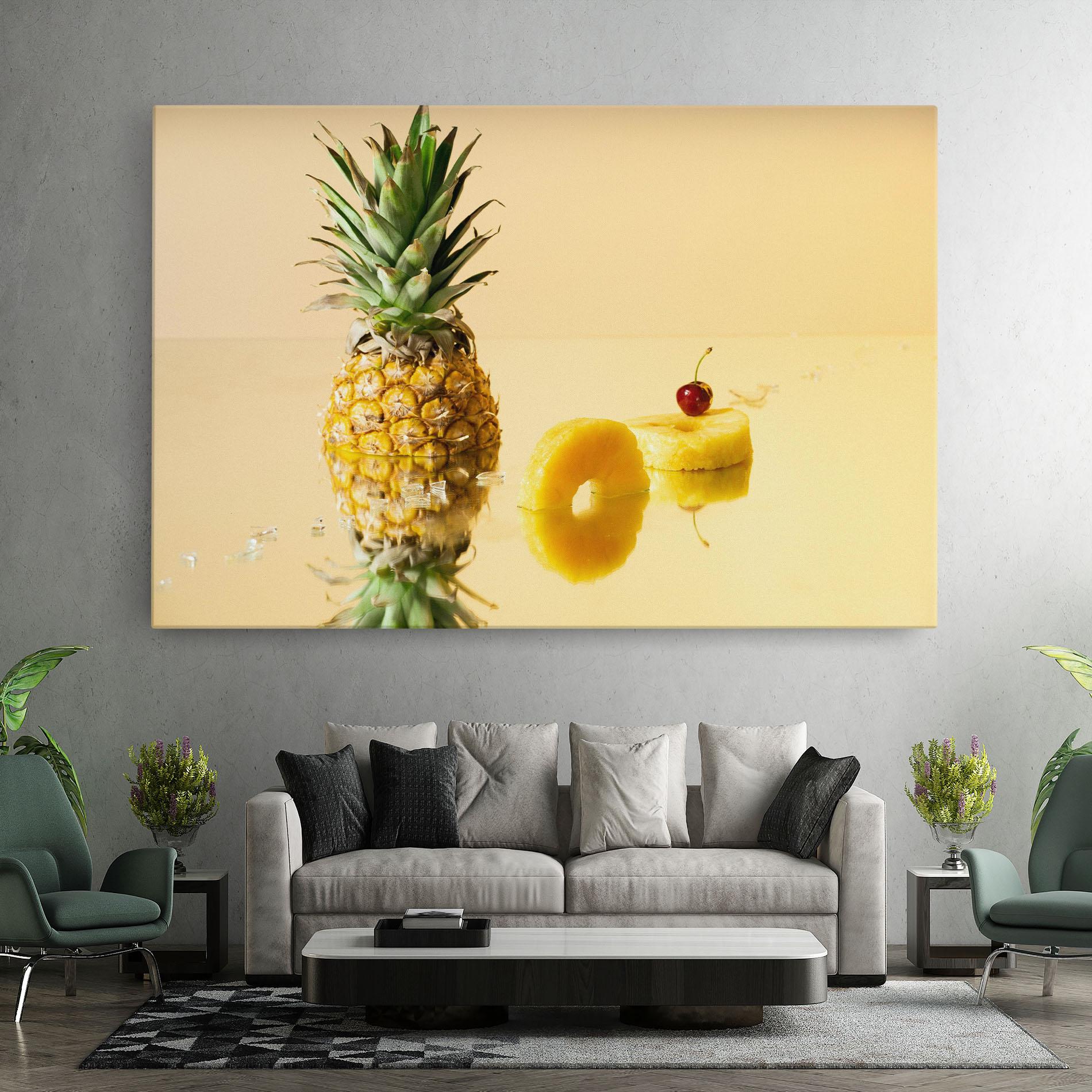 Tablou Canvas Cut Pineapple mockup 7