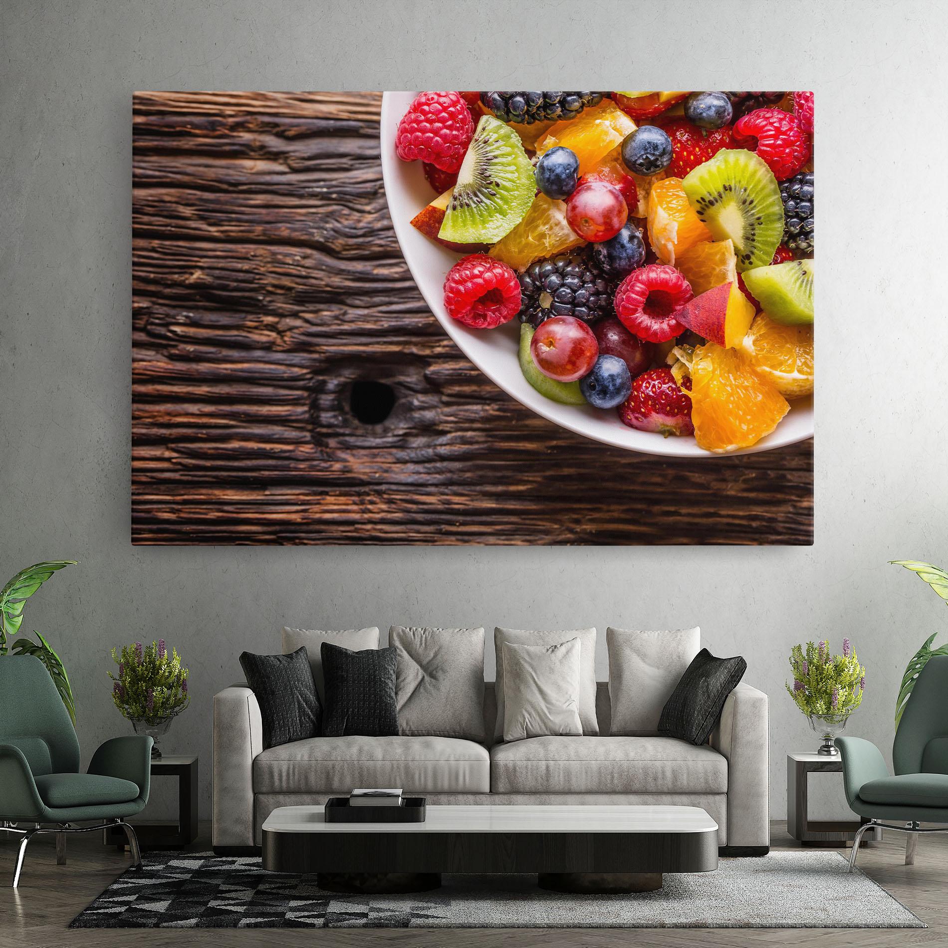 Tablou Canvas Fresh Fruit Salad mockup 7
