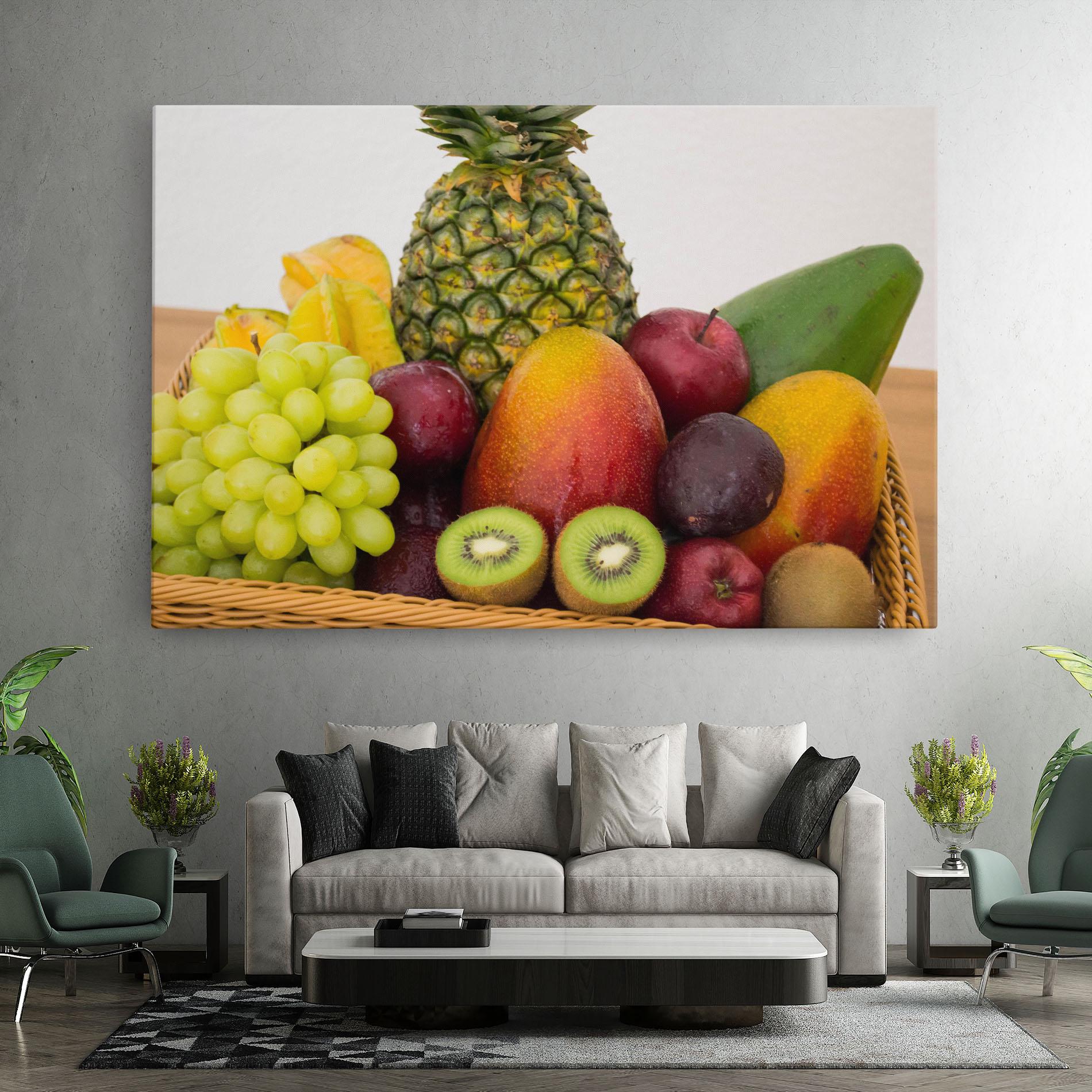 Tablou Canvas Fruit Basket mockup 7