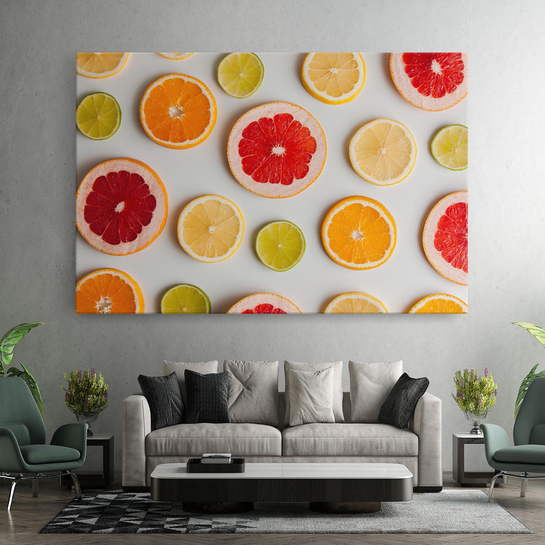 Tablou Canvas Grapefruit Mix mockup 7