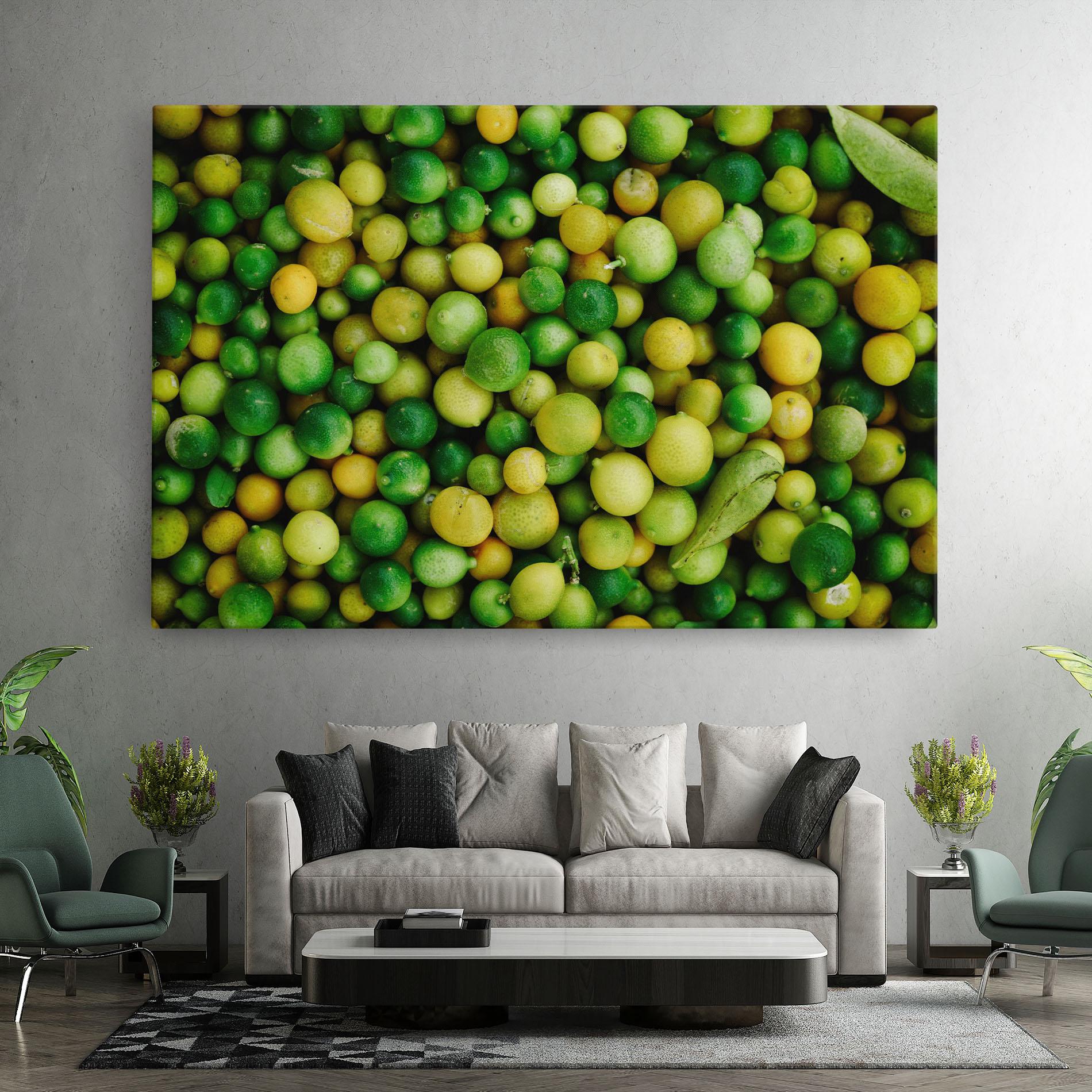 Tablou Canvas Green Lime mockup 7