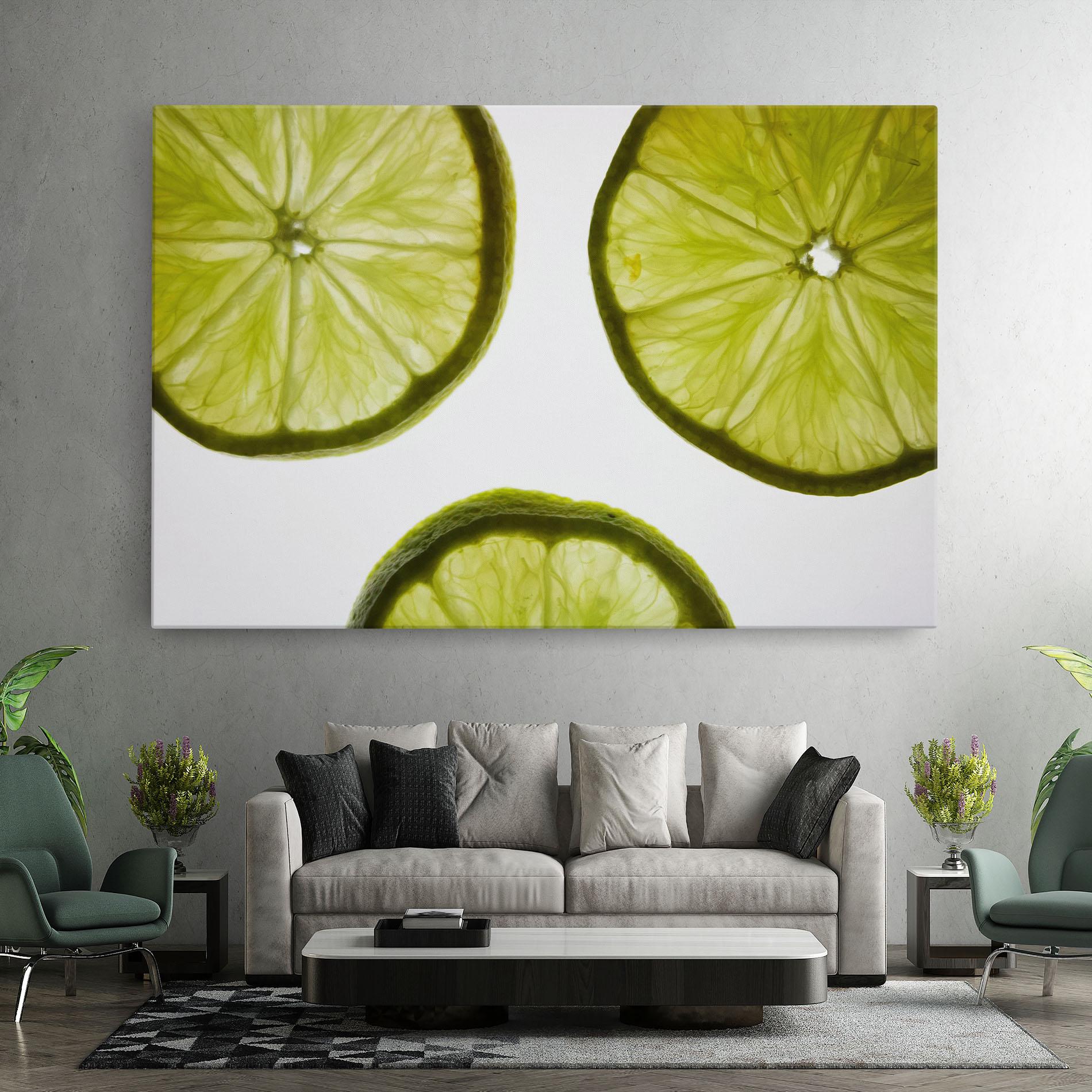 Tablou Canvas Lime Slice mockup 7
