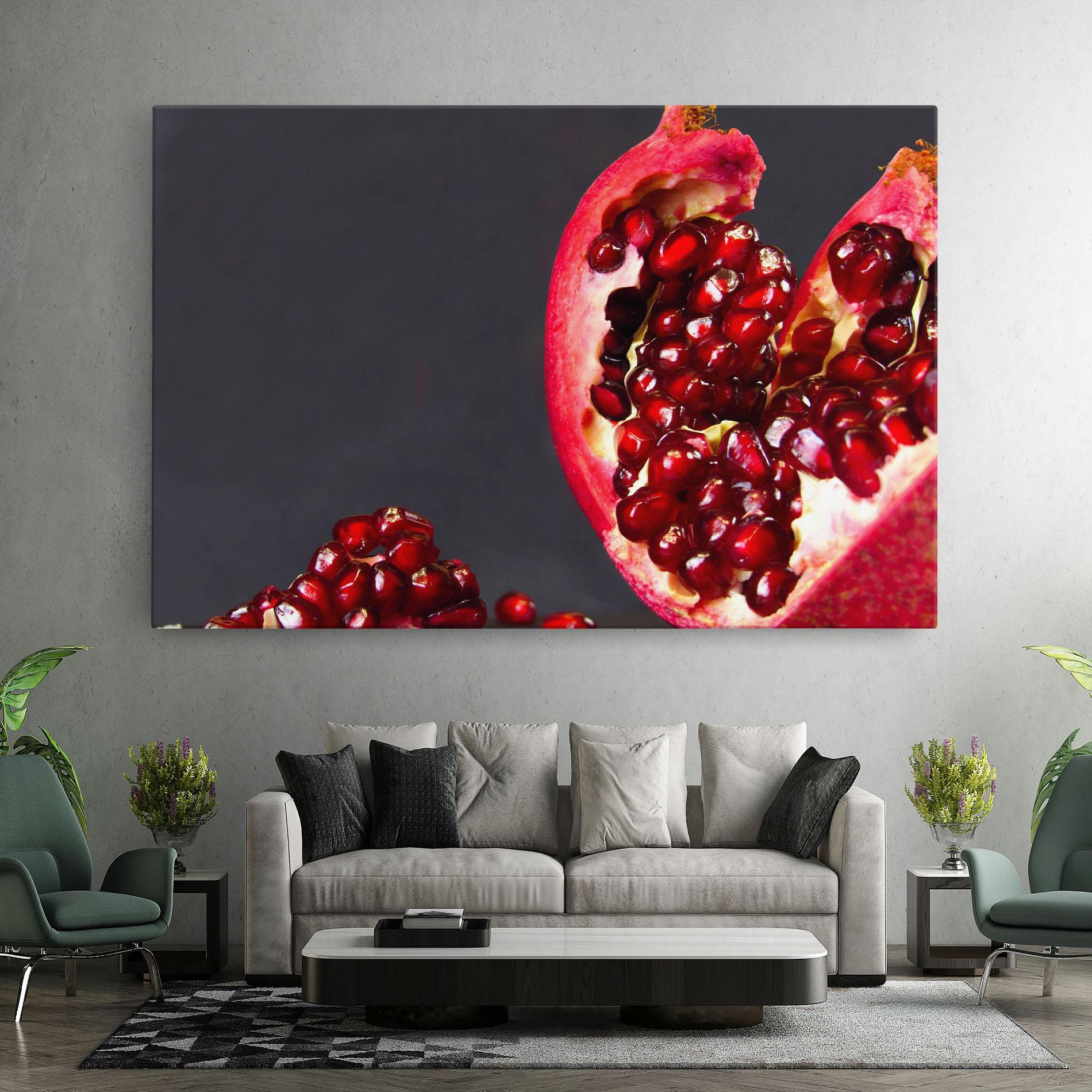 Tablou Canvas Open Pomegranate mockup 7