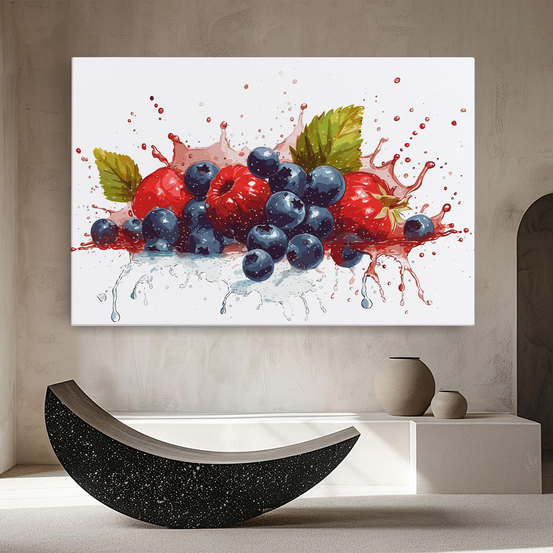 Tablou Canvas Berries Art mockup 8