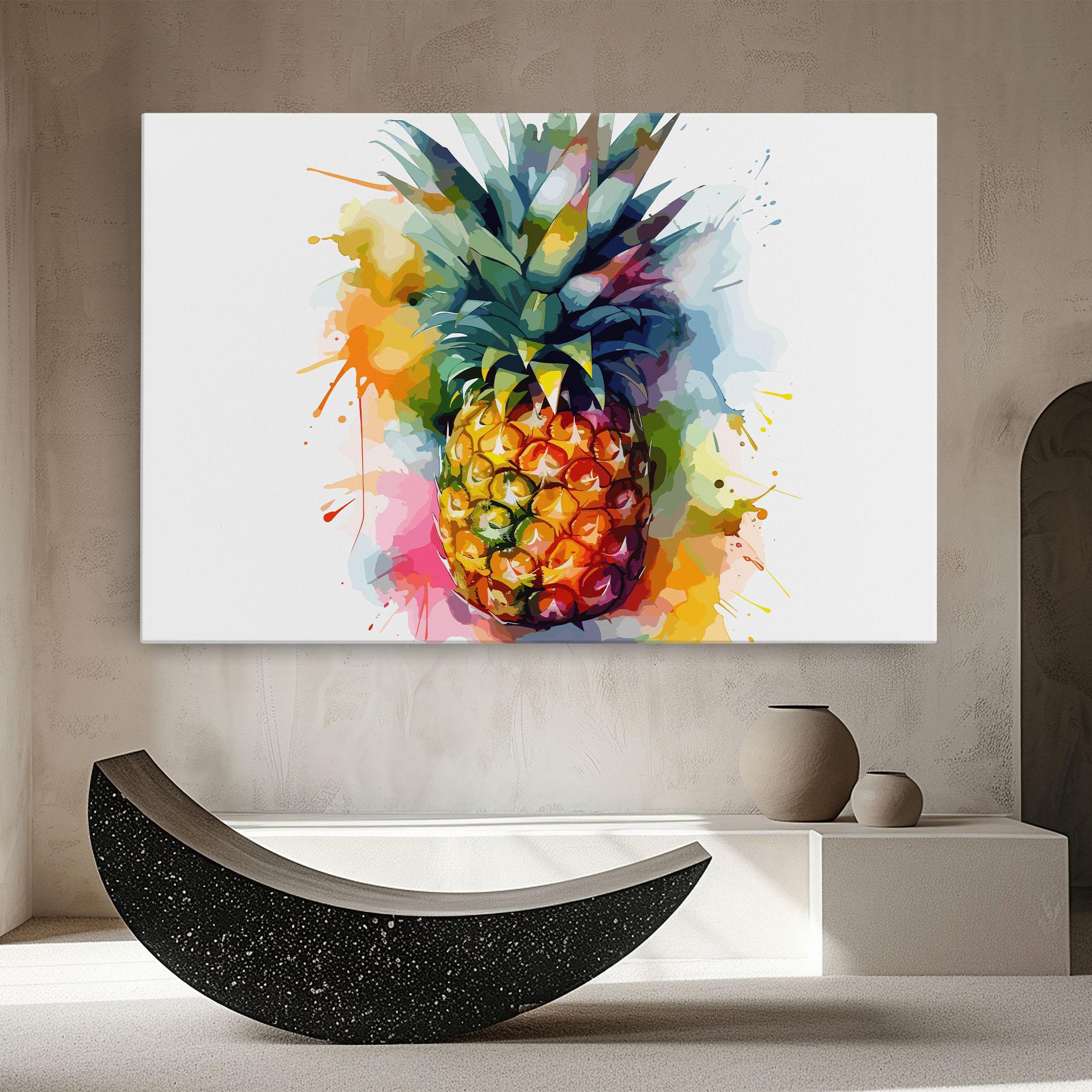 Tablou Canvas Color Mix Pineapple mockup 8