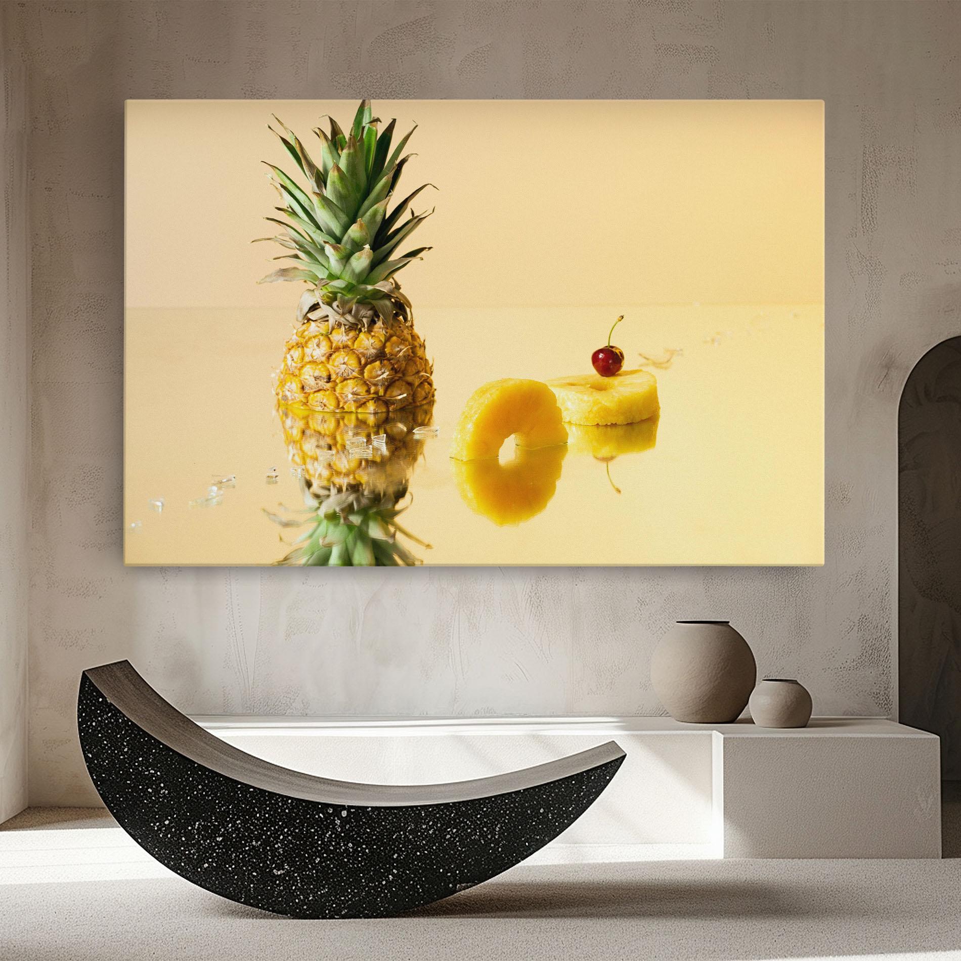 Tablou Canvas Cut Pineapple mockup 8