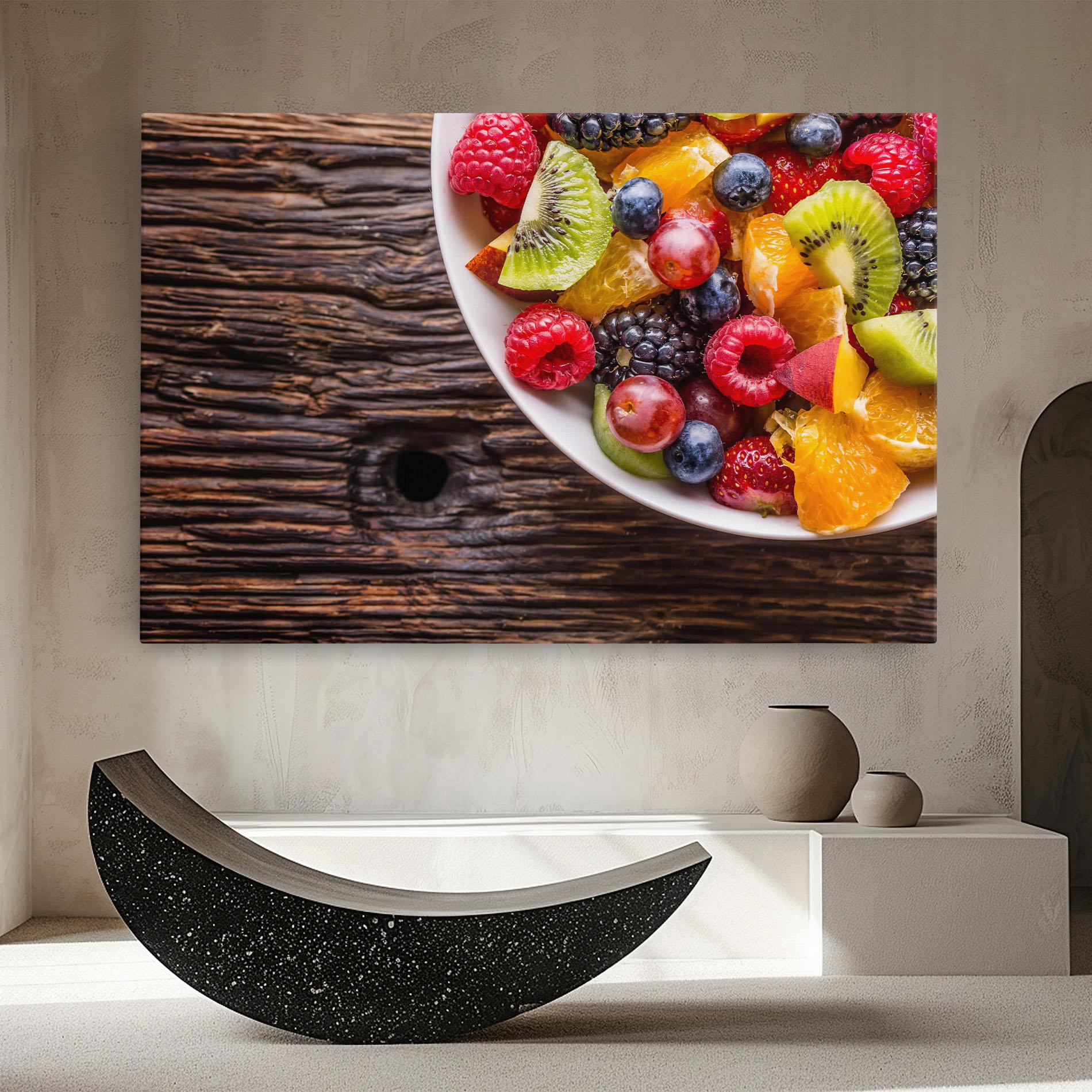 Tablou Canvas Fresh Fruit Salad mockup 8