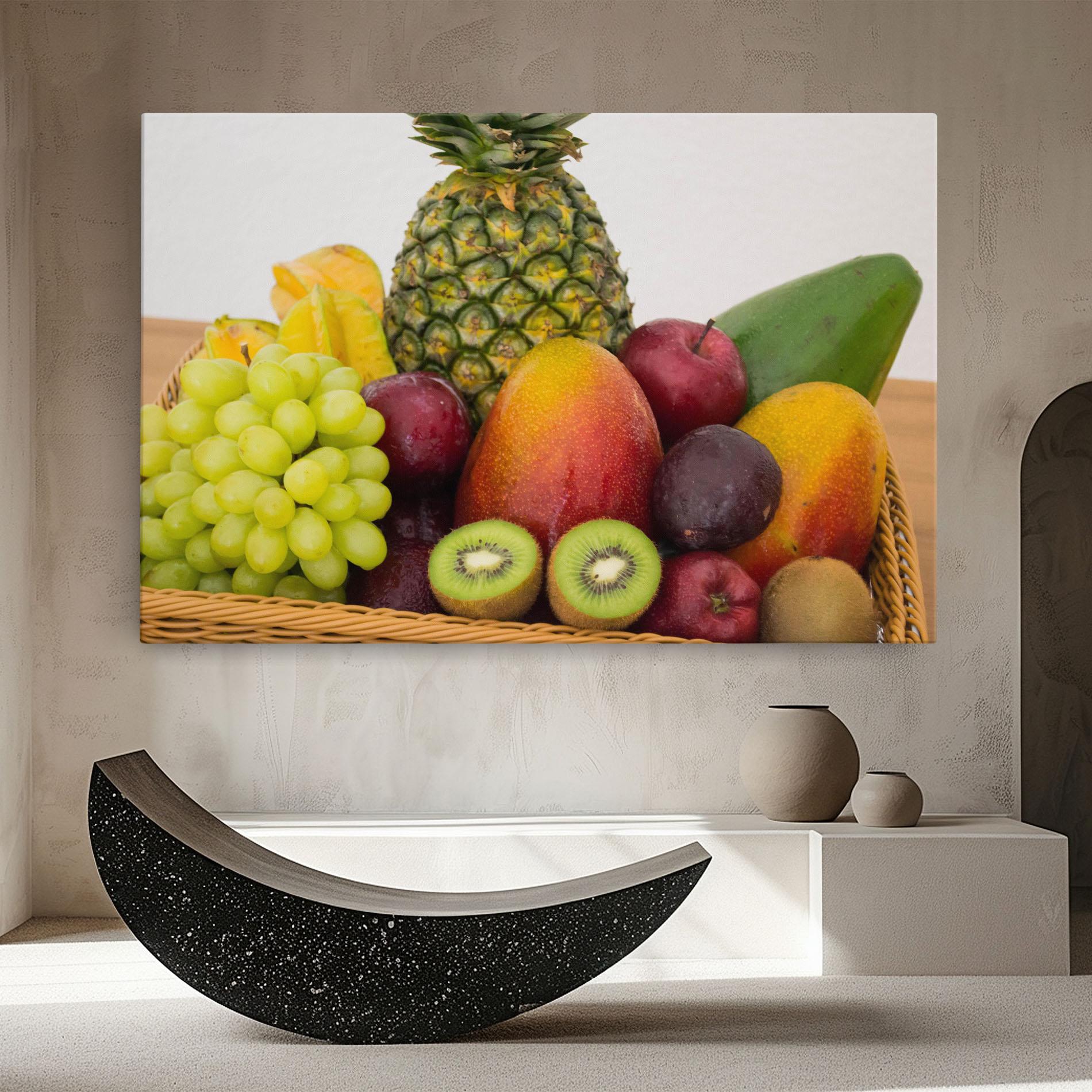 Tablou Canvas Fruit Basket mockup 8