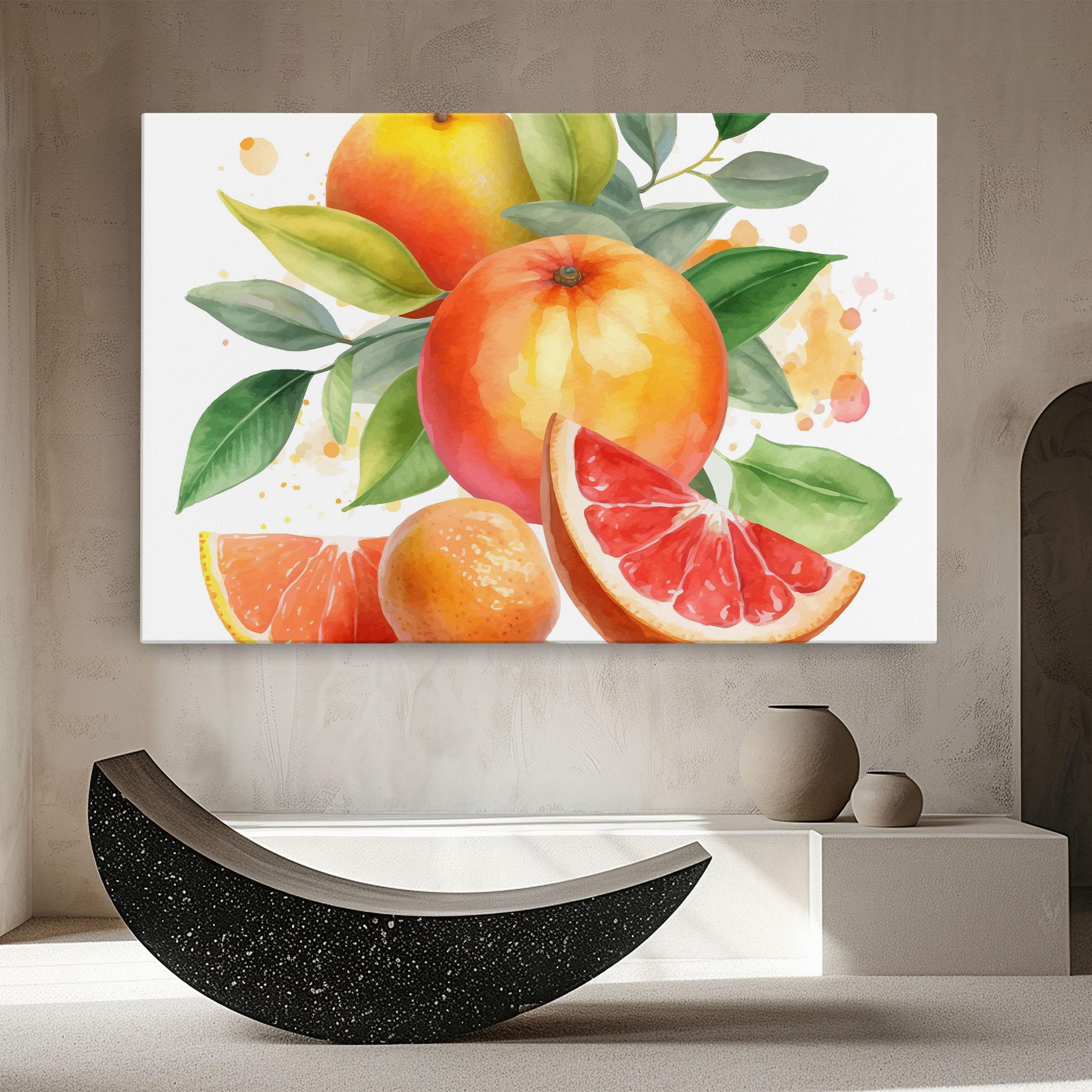 Tablou Canvas Grapefruit Art mockup 8