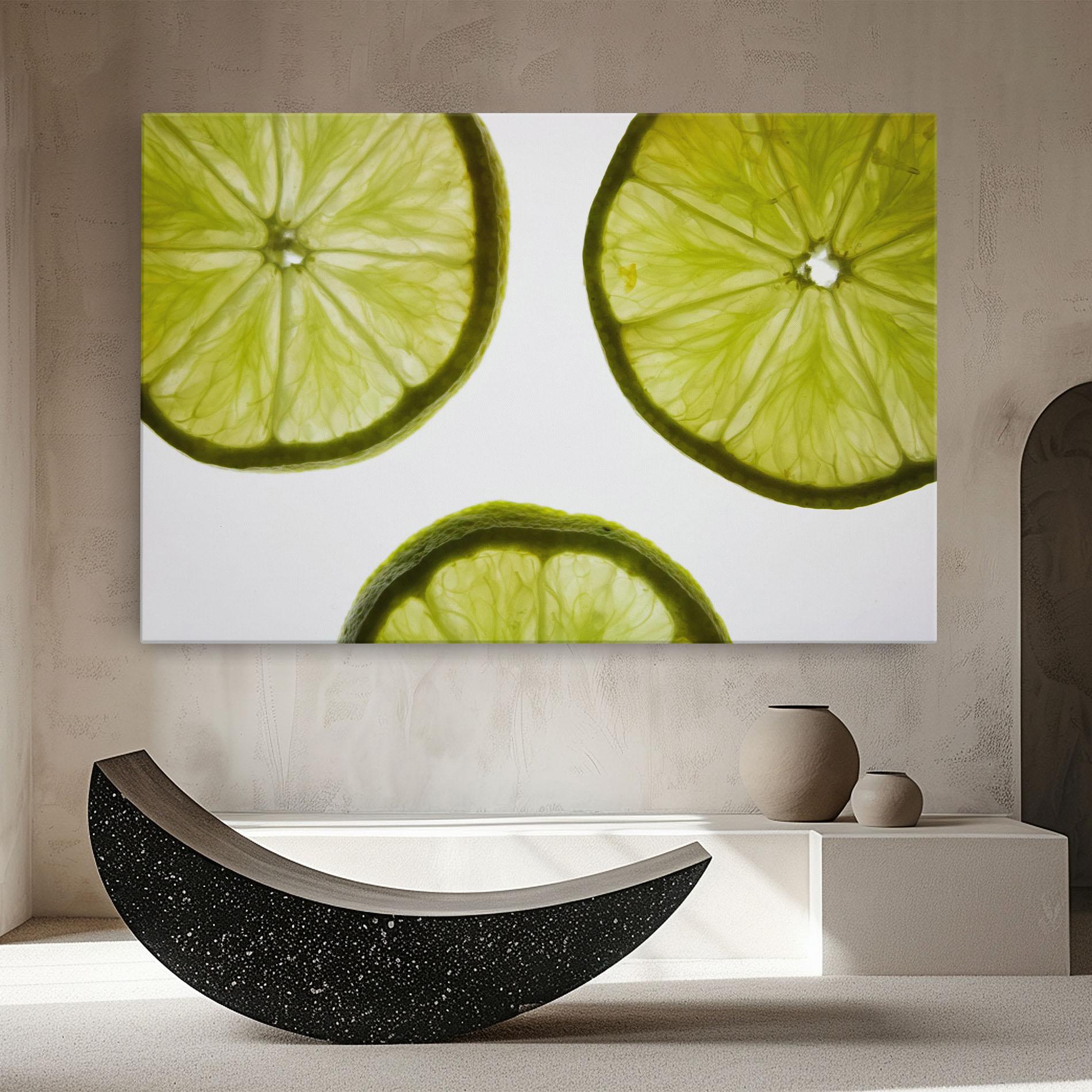 Tablou Canvas Lime Slice mockup 8