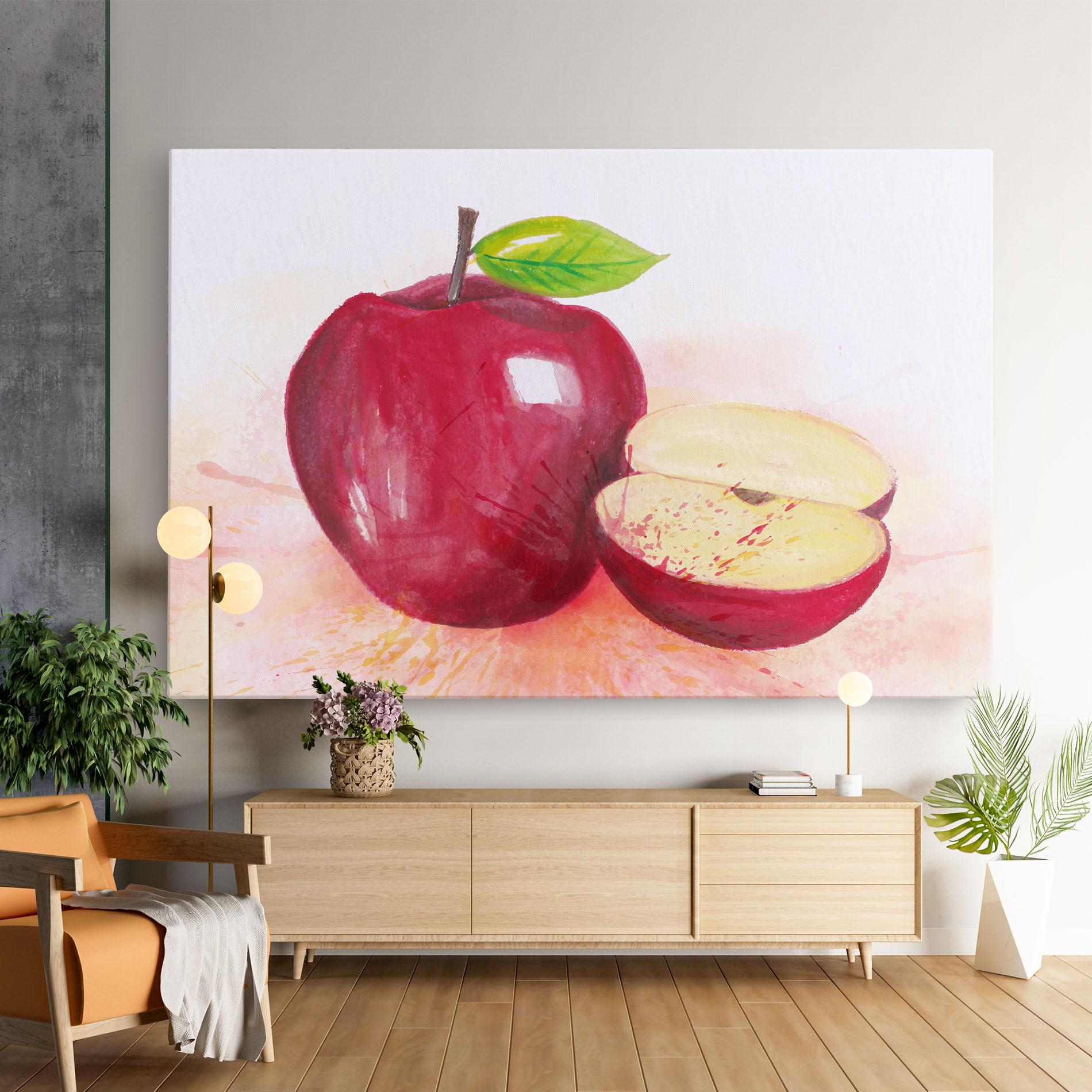 Tablou Canvas Apple Art mockup 9
