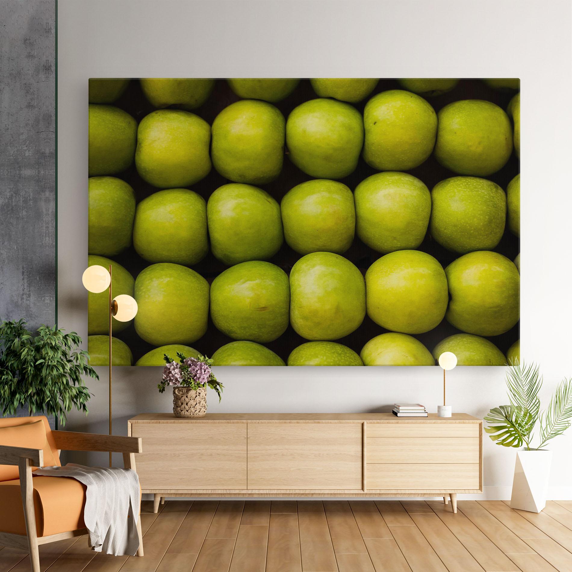 Tablou Canvas Apple Wall mockup 9