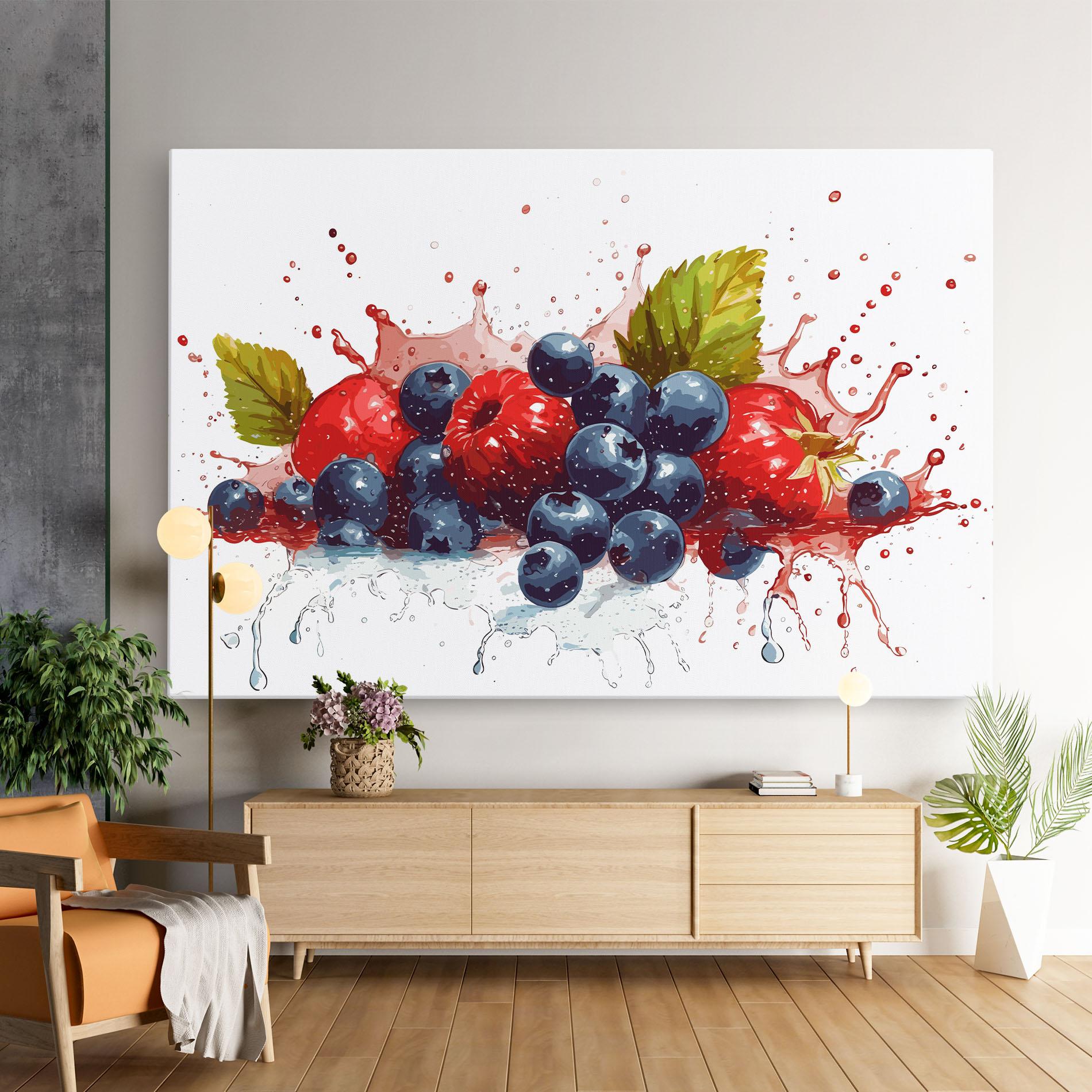 Tablou Canvas Berries Art mockup 9