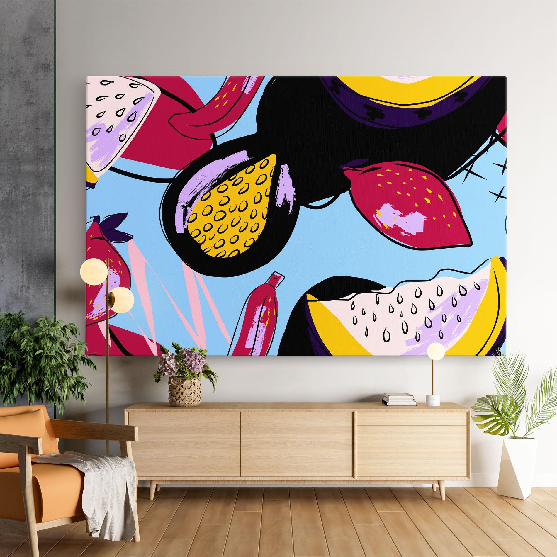 Tablou Canvas Colorful Fruits mockup 9