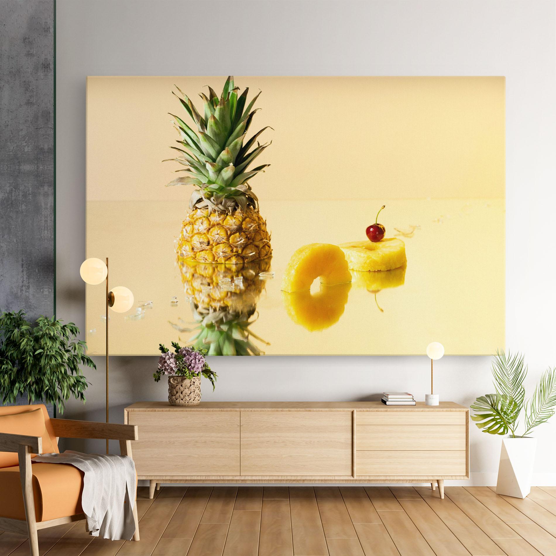 Tablou Canvas Cut Pineapple mockup 9